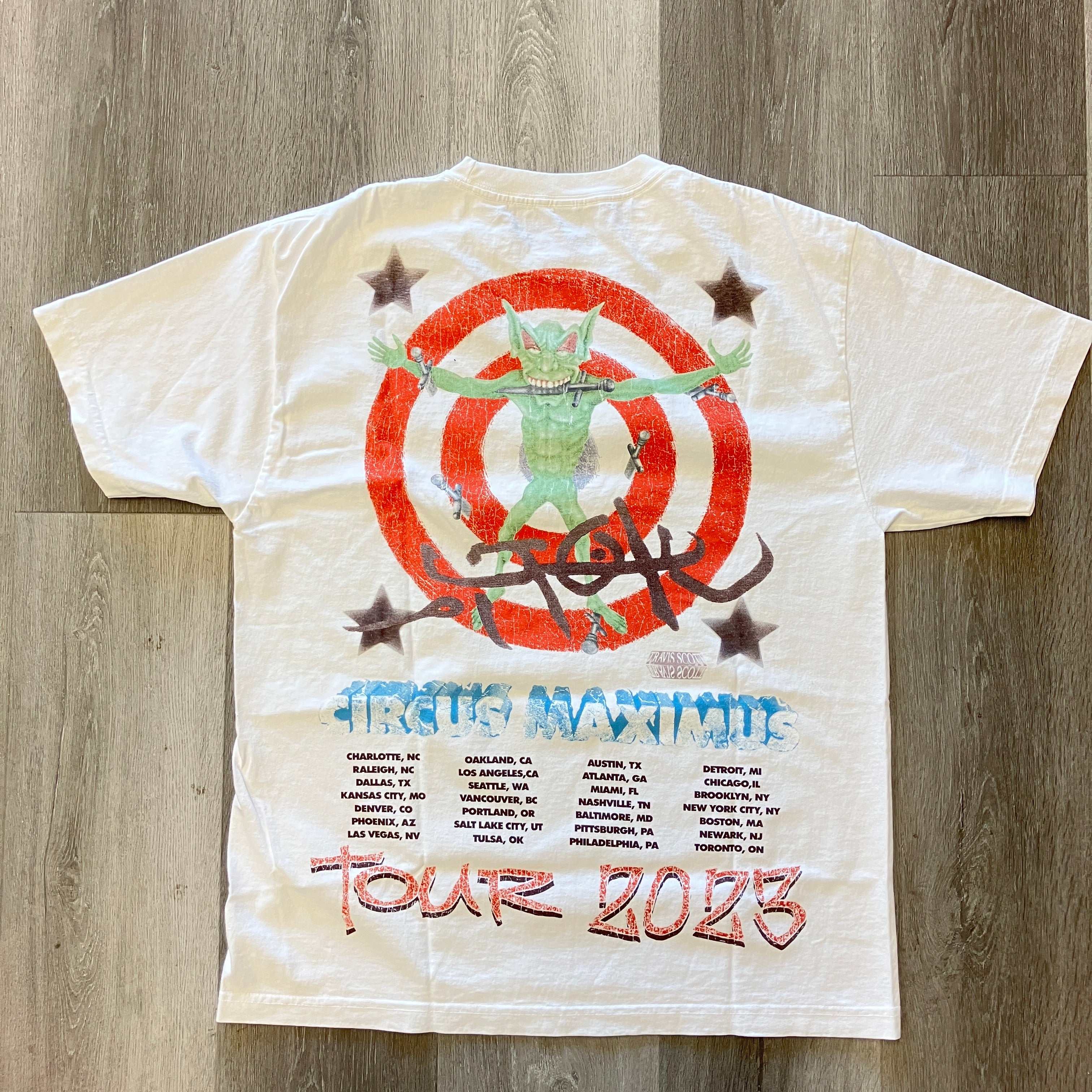 Travis Scott Utopia Circus Maximus 2023 Tour III Tee