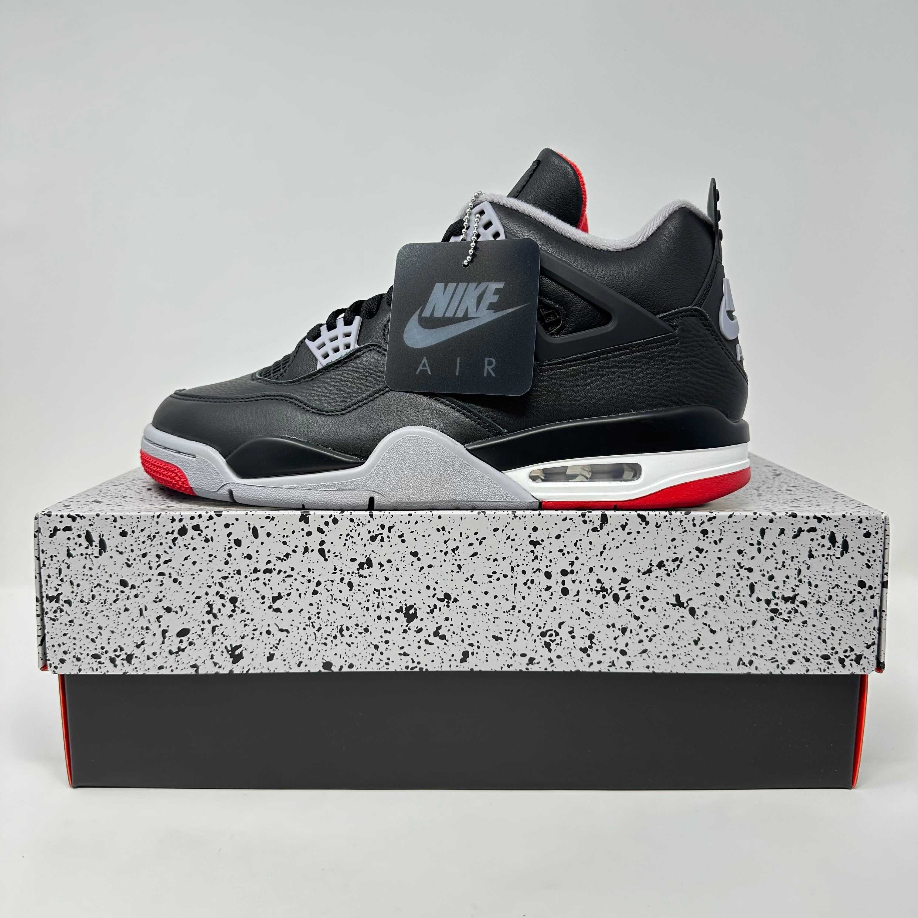Jordan 4 Retro Bred sneakers brand new with all accessories included