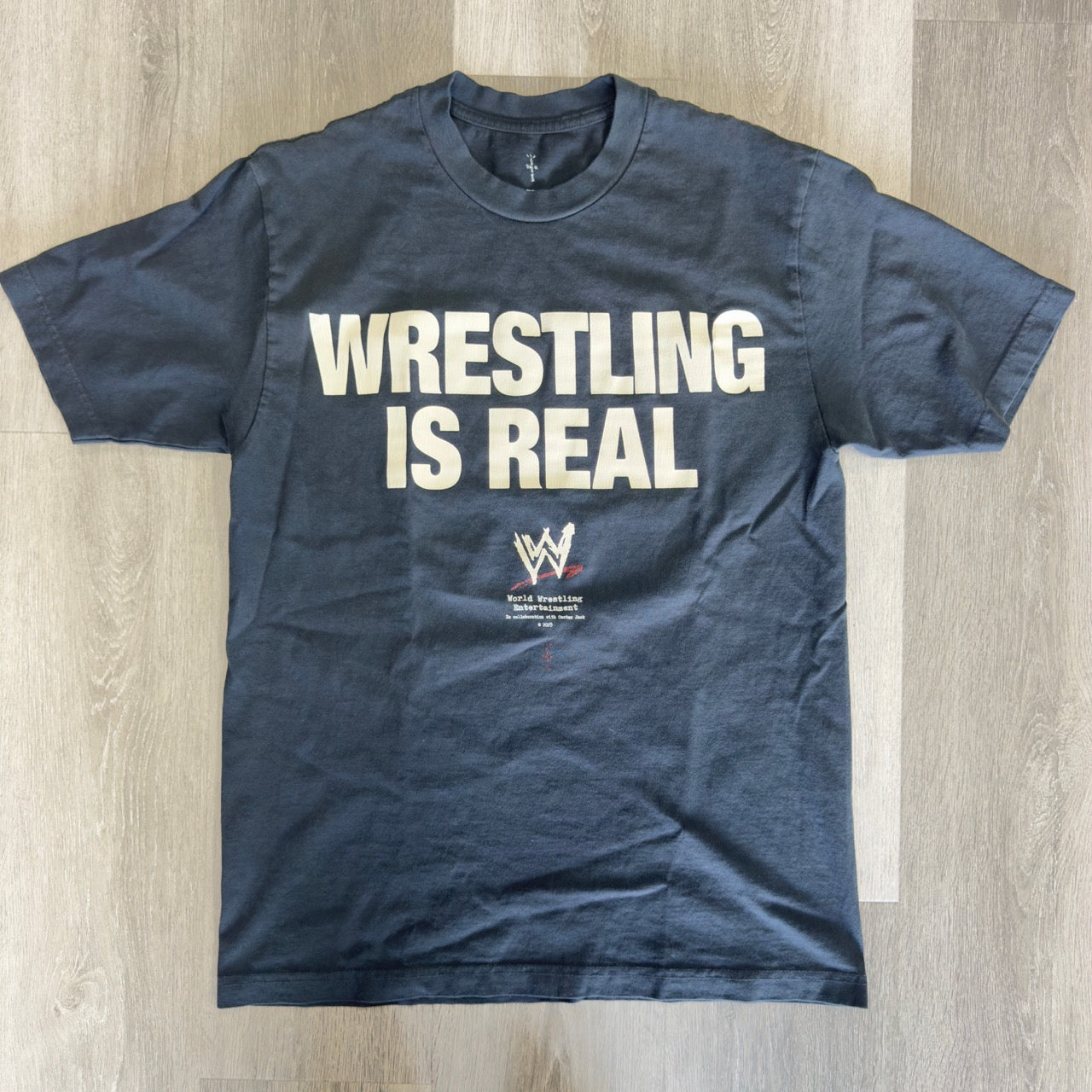 Travis Scott Wrestling Is Real T-shirt Black