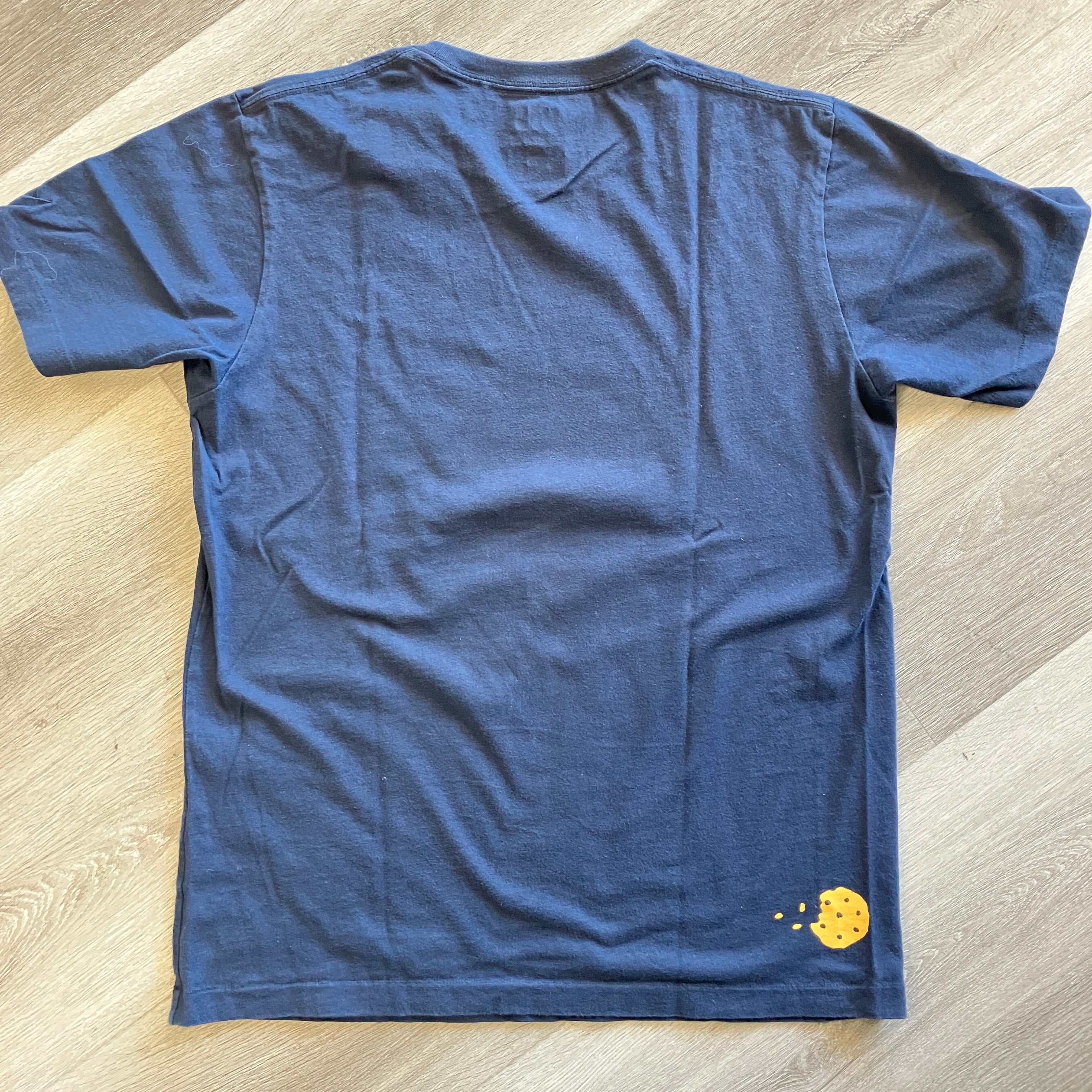 KAWS x Uniqlo x Sesame Street Cookie Monster Tee Navy
