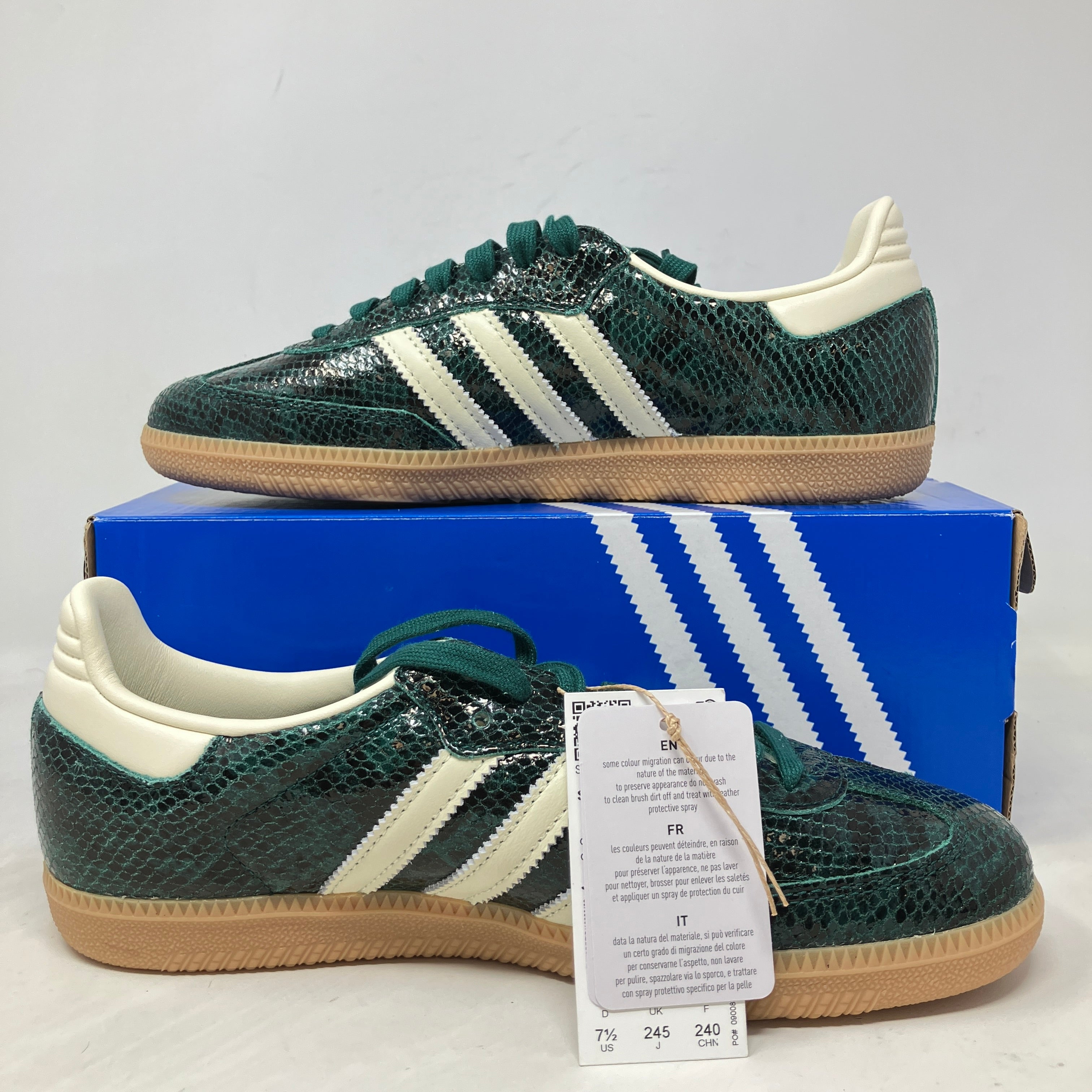 adidas Samba OG Snakeskin Collegiate Green (Women's) (N)