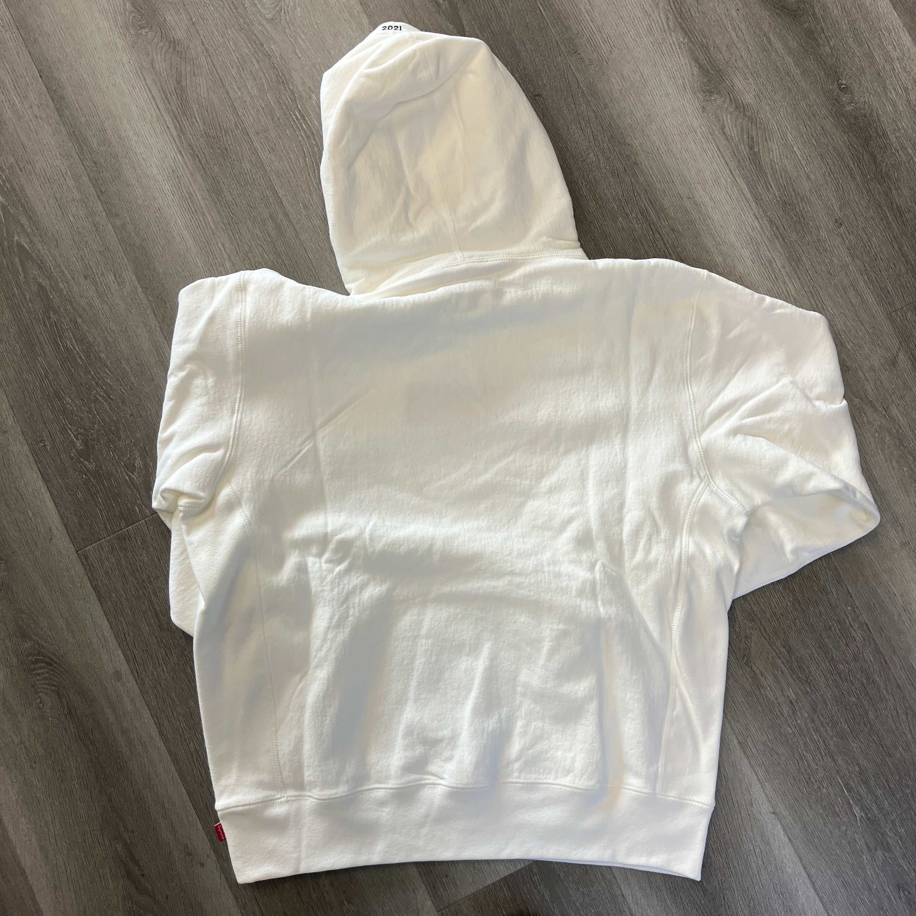 Supreme Box Logo Hooded Sweatshirt (FW21) White