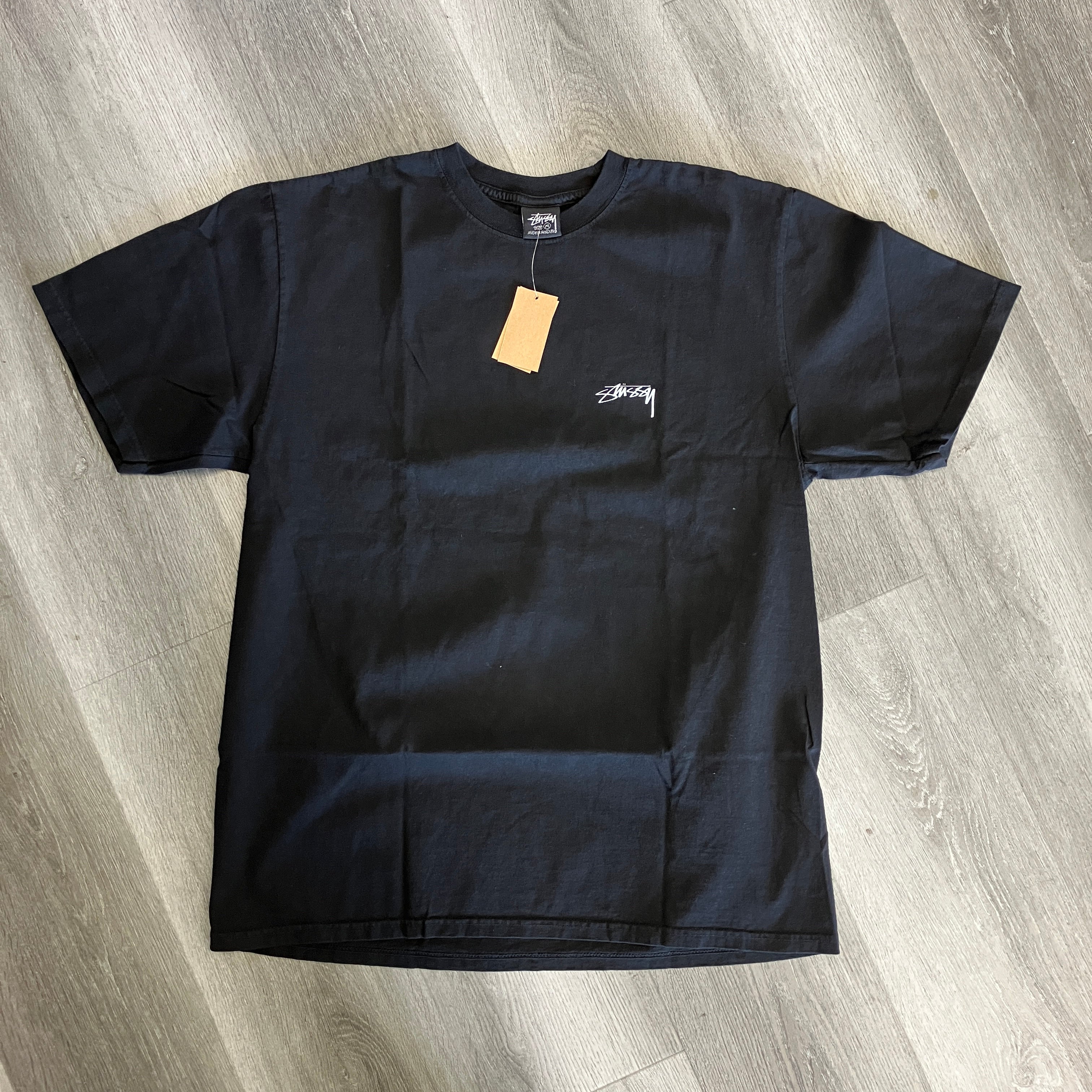 Stussy Smooth Stock Pigment Dyed Tee Black