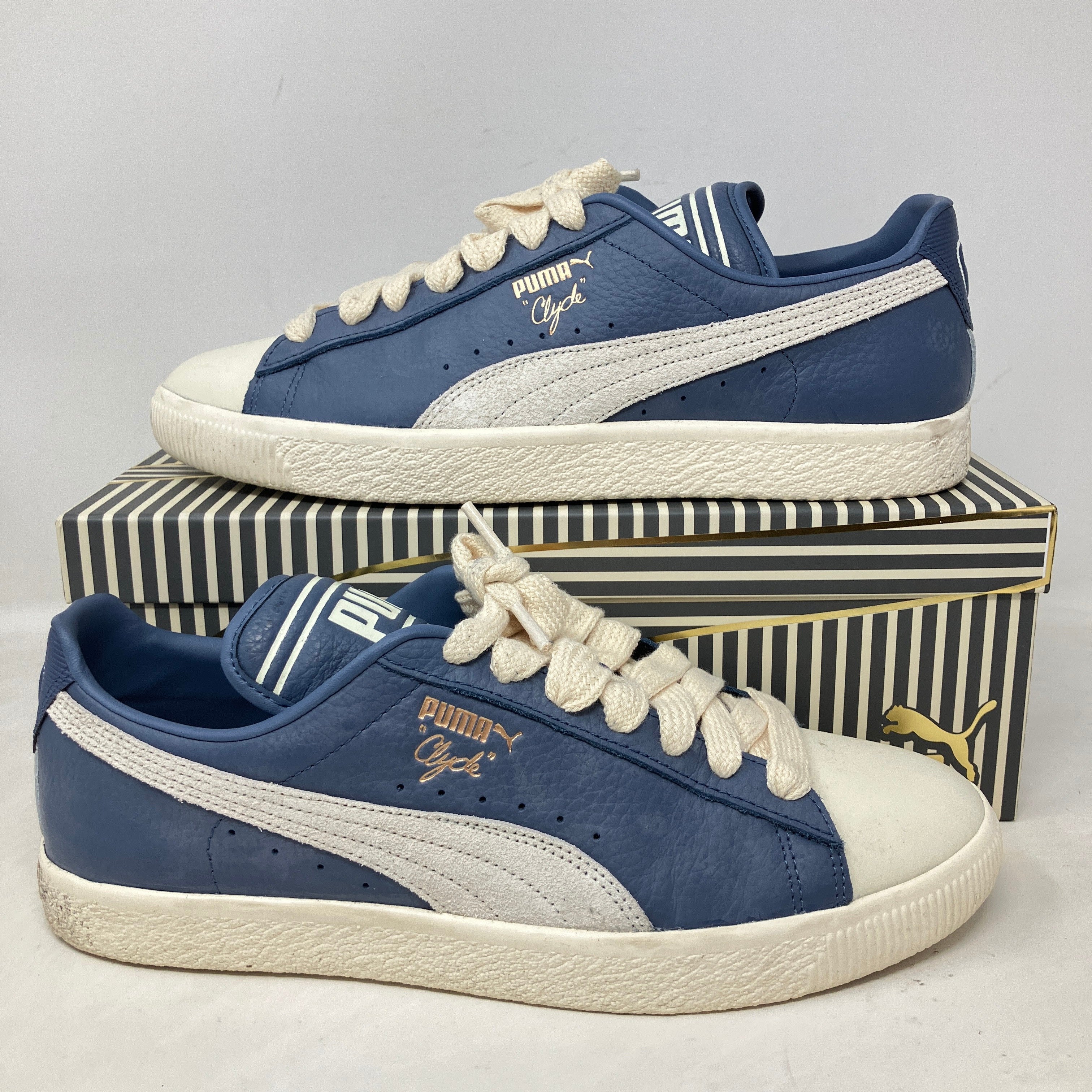 Puma Clyde x Rhuigi Inky Blue