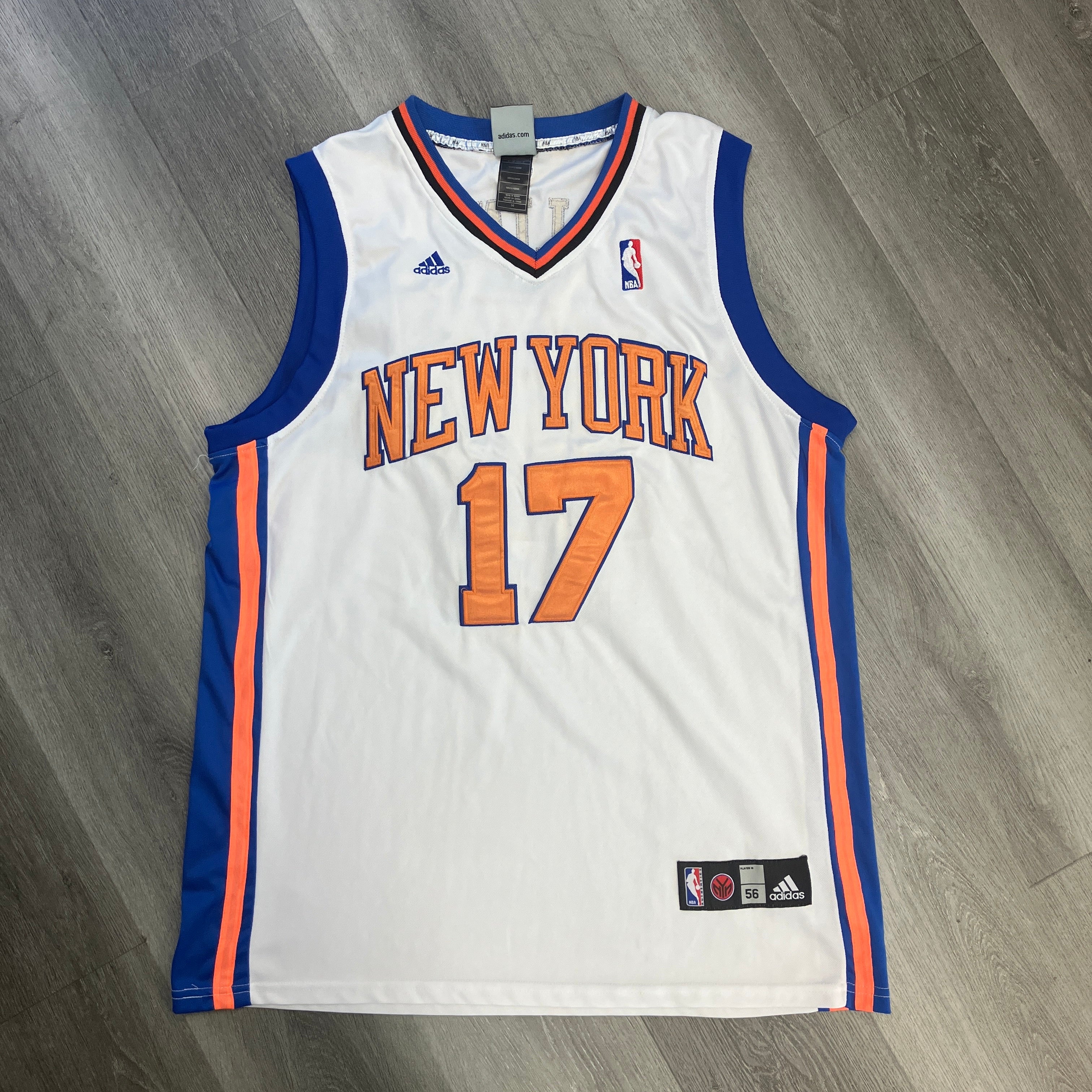 Vintage 2000s New York Knicks Jeremy Lin Adidas Jersey