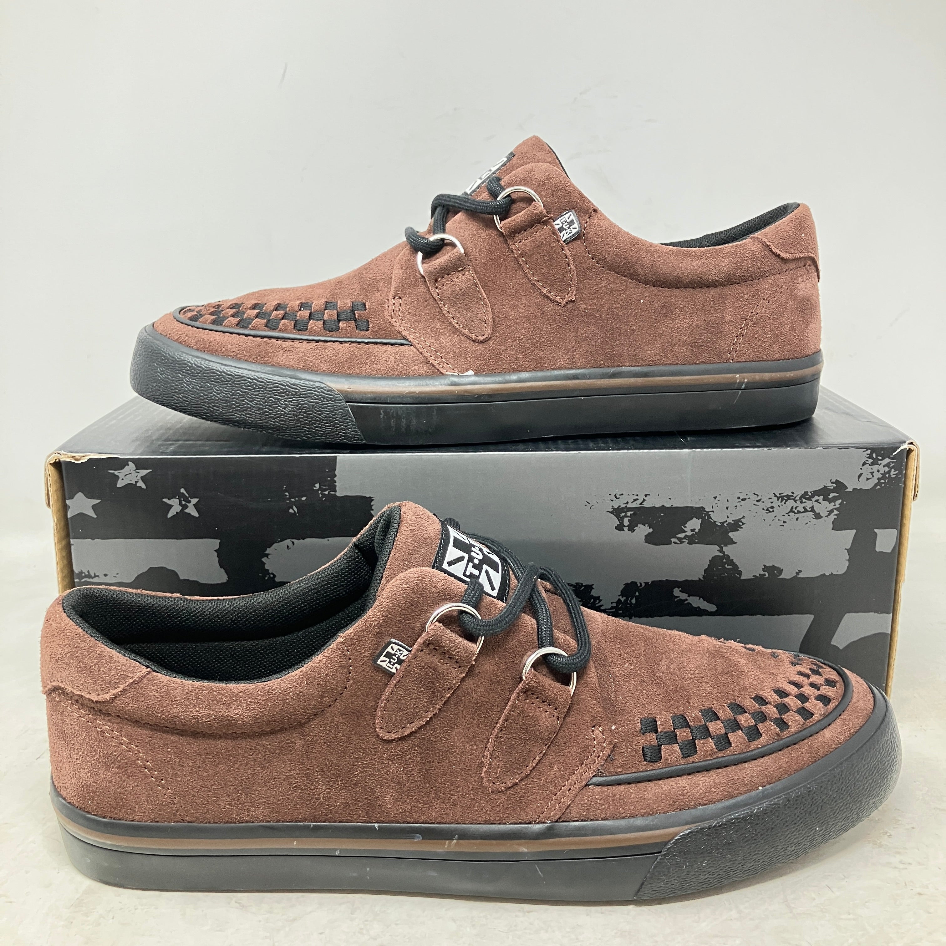 TUK VLK Creeper Sneakers Brown Black