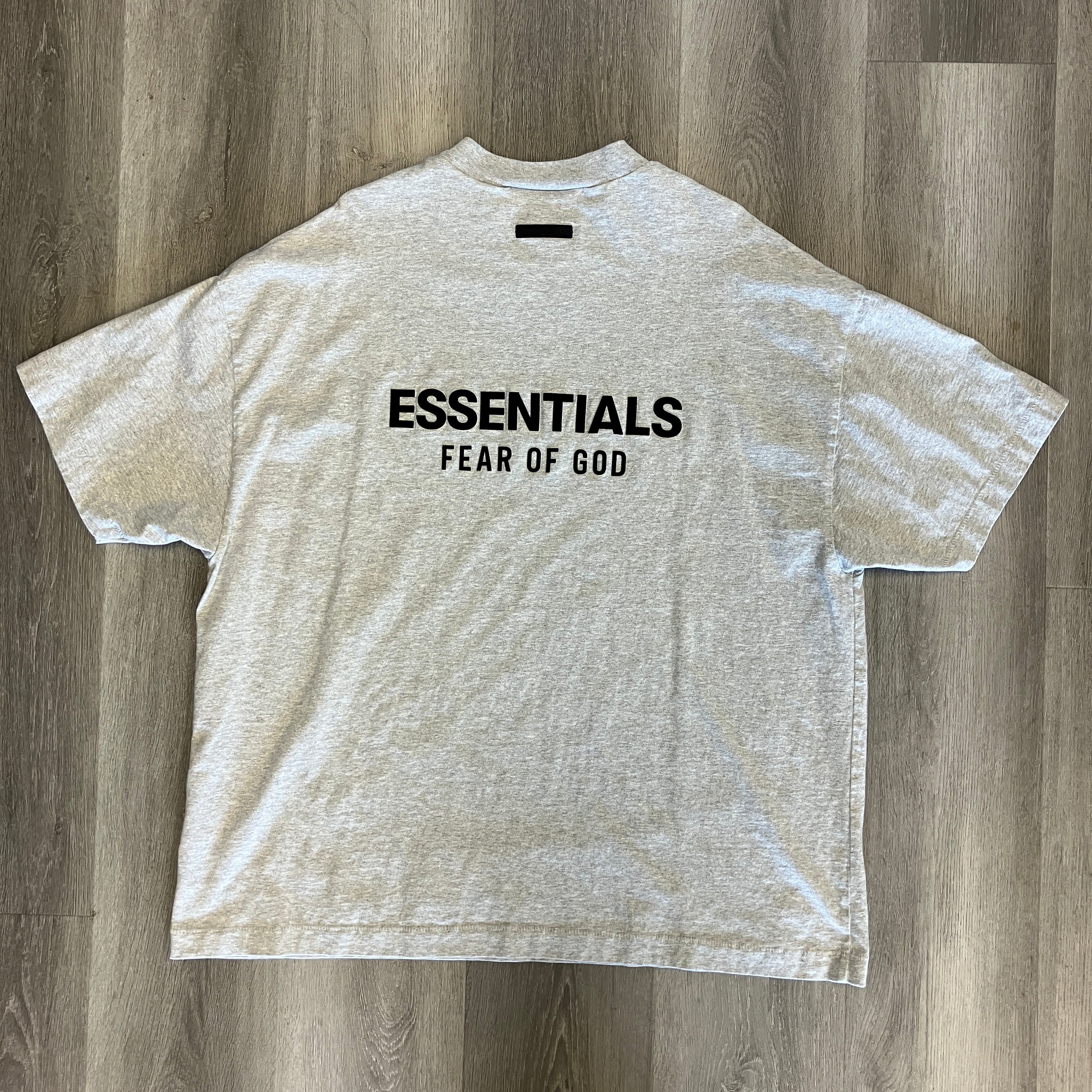 Fear of God Essentials Jersey Crewneck T-Shirt Light Heather Gray