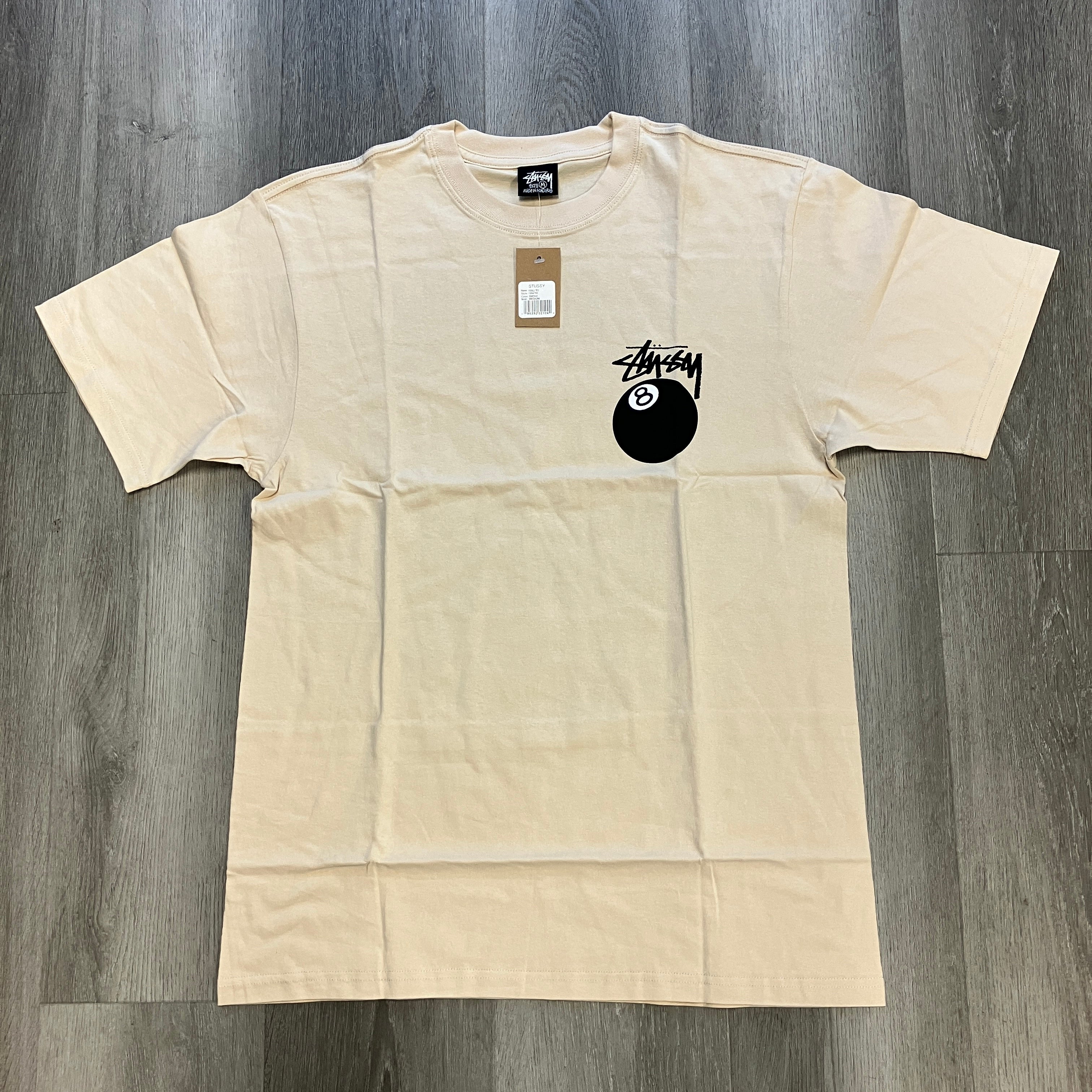 Stussy 8 Ball Pigment Dyed Tee Smoke
