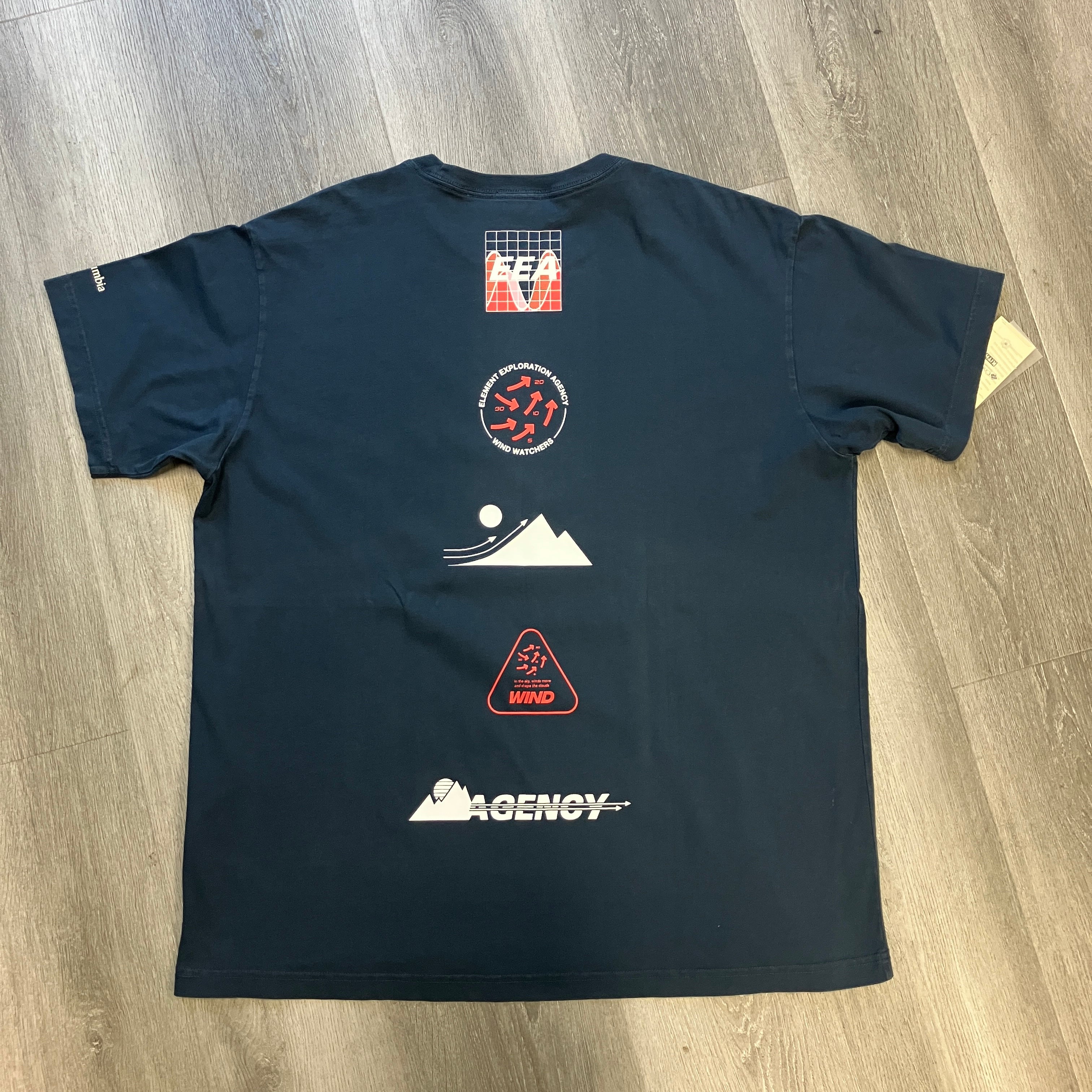 Kith Columbia Eea Wind Watcher Tee Abyss