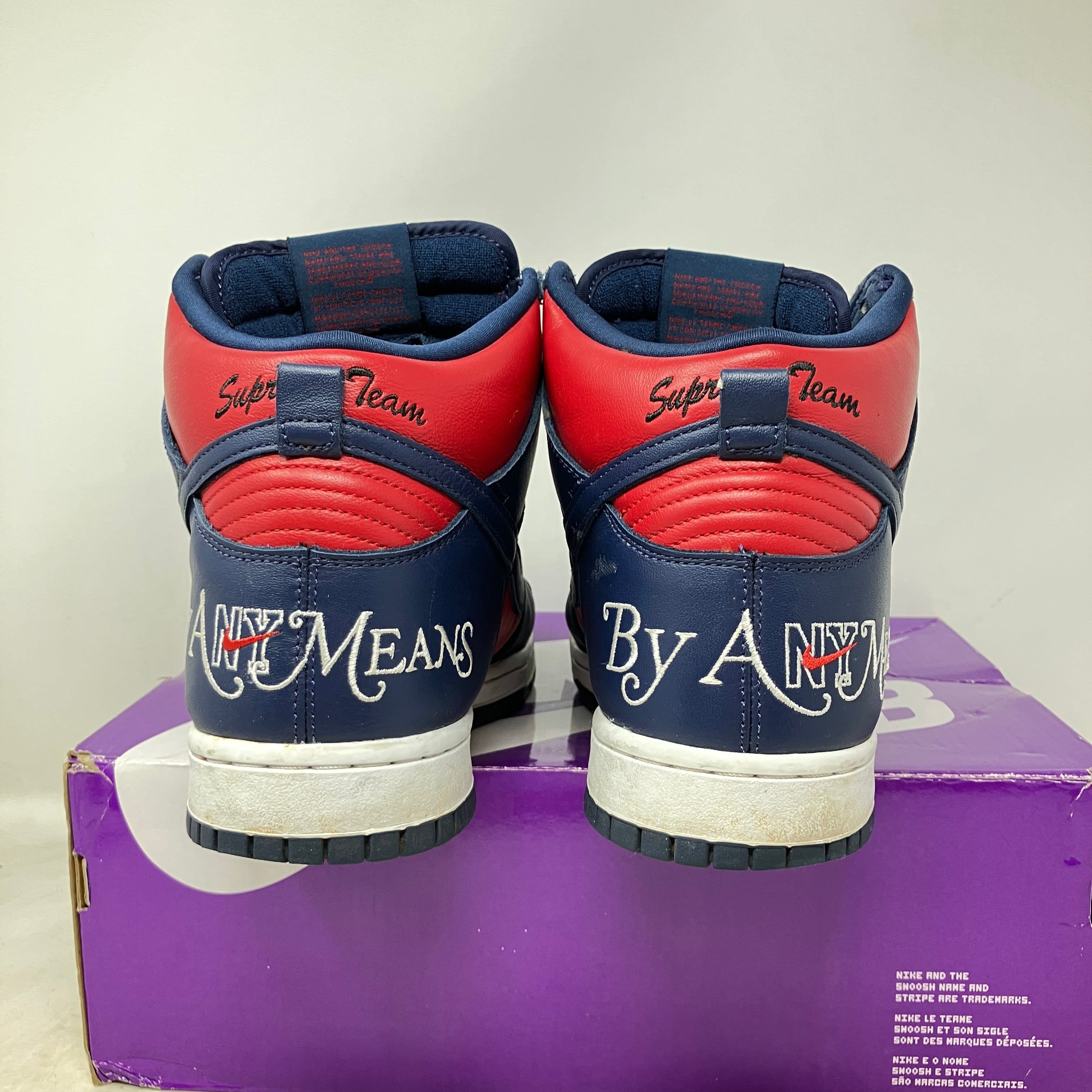 Nike SB Dunk High Supreme By Any Means Navy