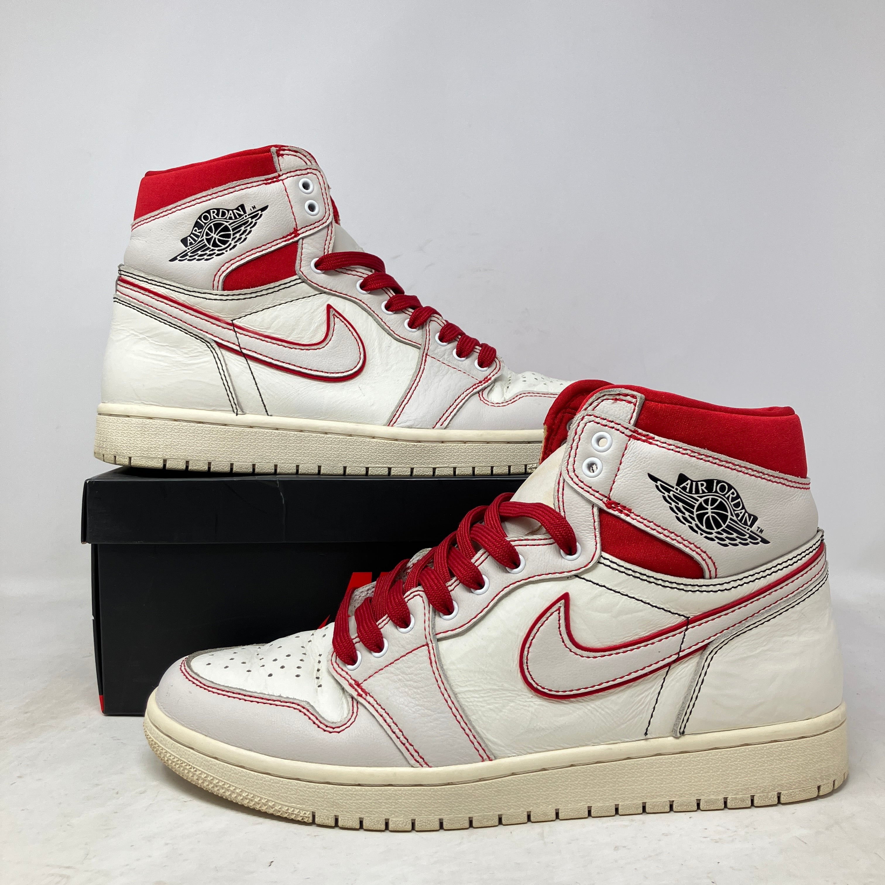 Jordan 1 Retro High Phantom Gym Red