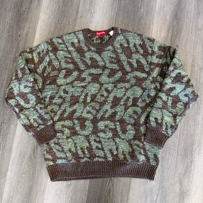 Supreme Stacked Sweater Brown