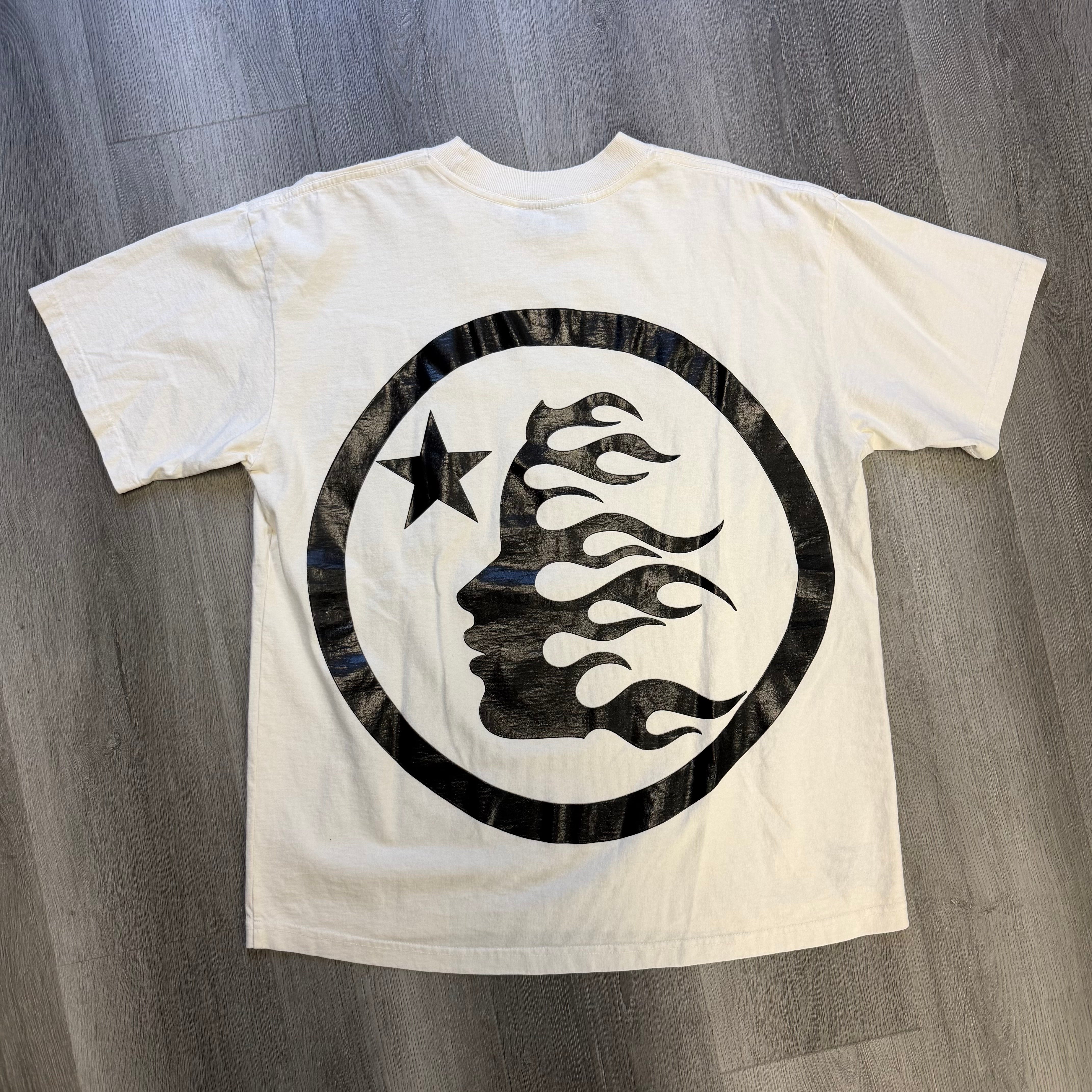 Hellstar Classic T-shirt White/Black (Gel Print) – Hidden Realm