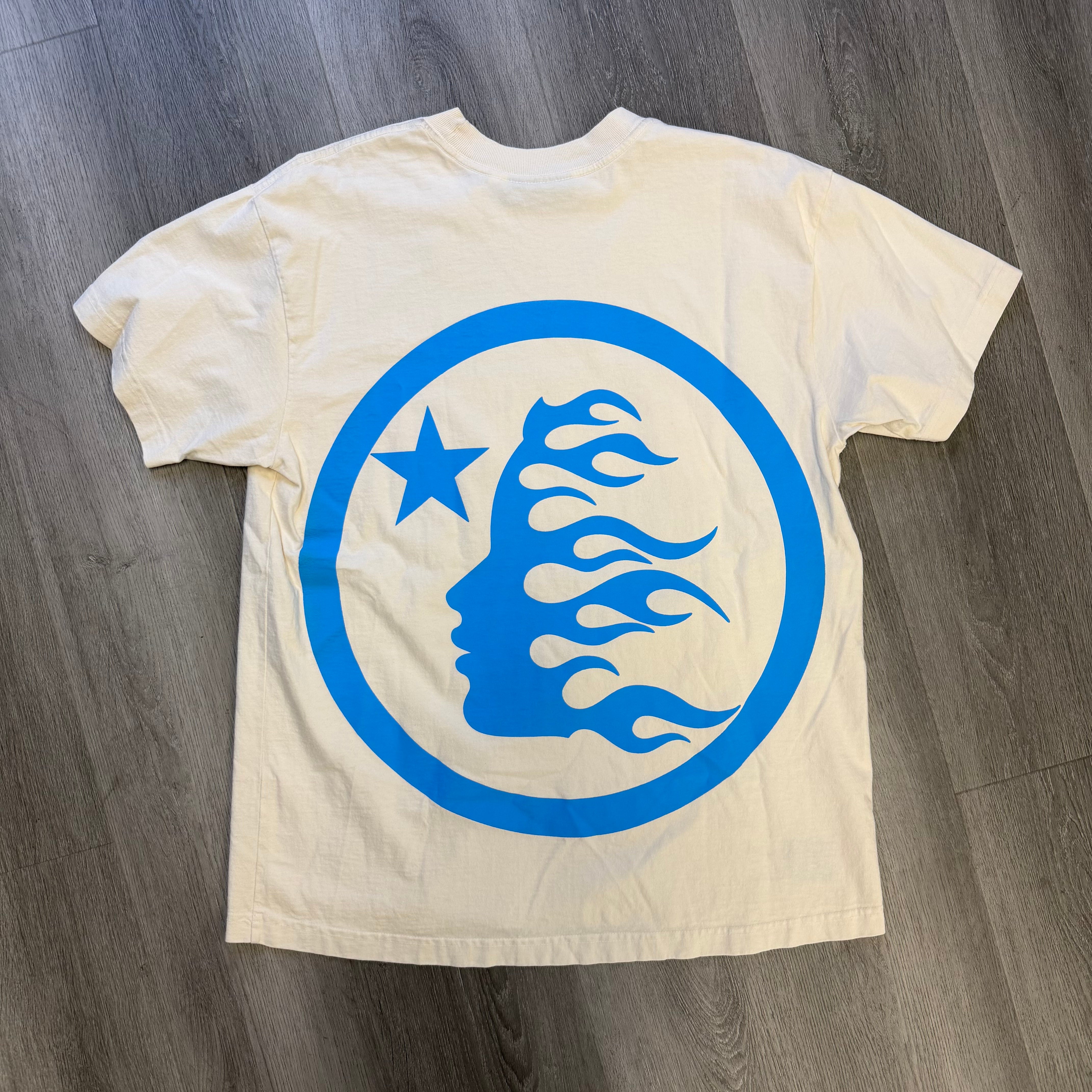 Hellstar Classic T-shirt (Regular Print) White/Blue