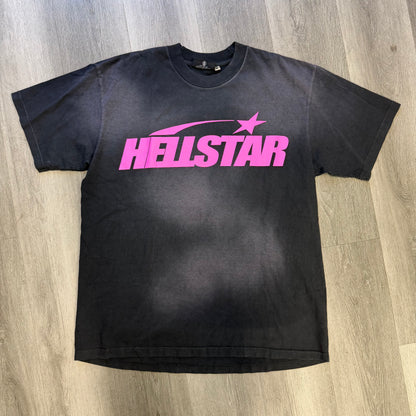 Hellstar Classic T-shirt (Regular Print) Black/Pink