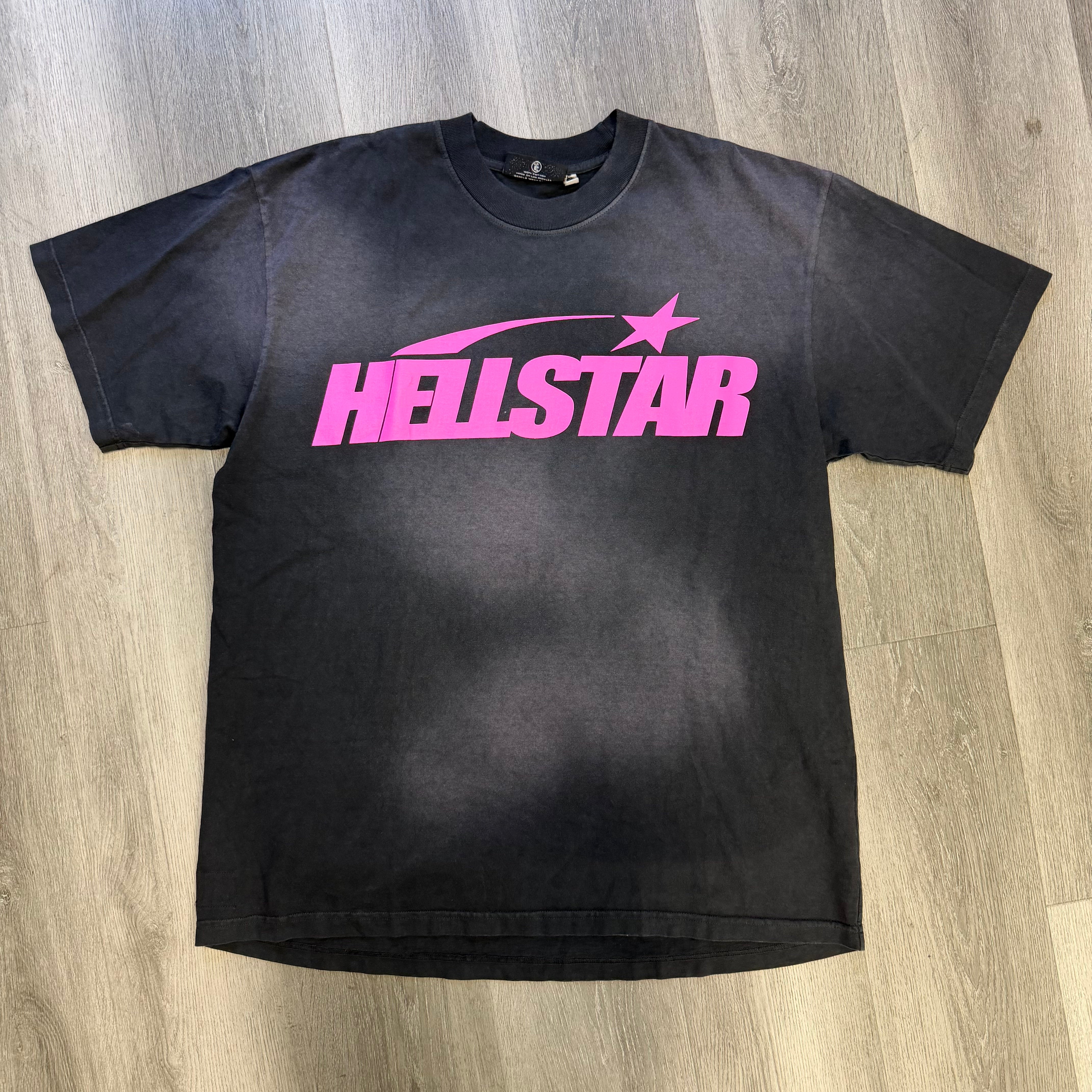 Hellstar Classic T-shirt (Regular Print) Black/Pink