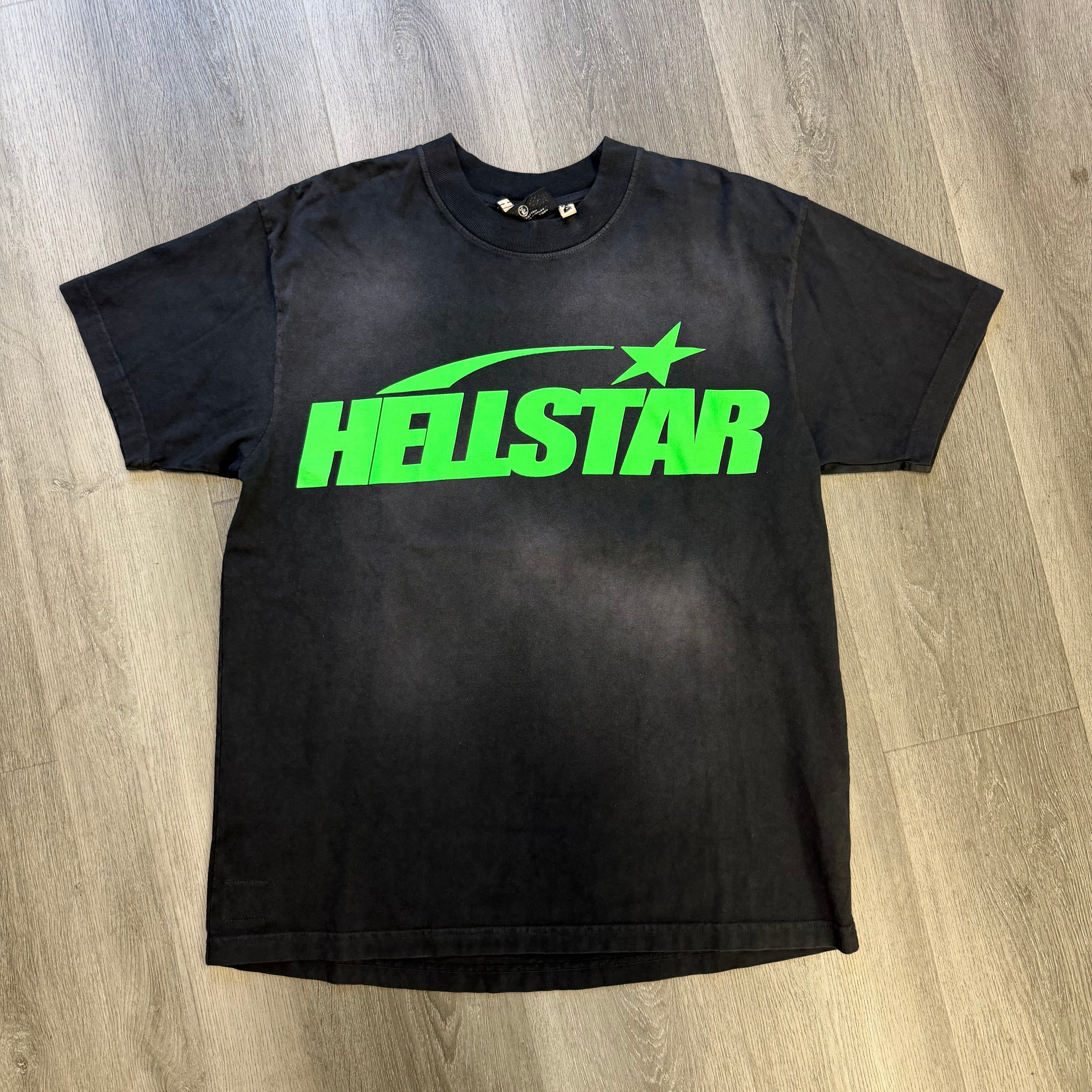 Hellstar Classic T-shirt (Regular Print) Black/Green