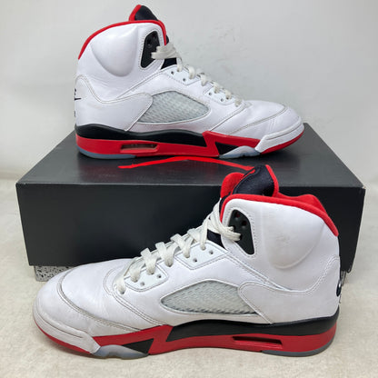 Jordan 5 Retro Fire Red Black Tongue (2025)