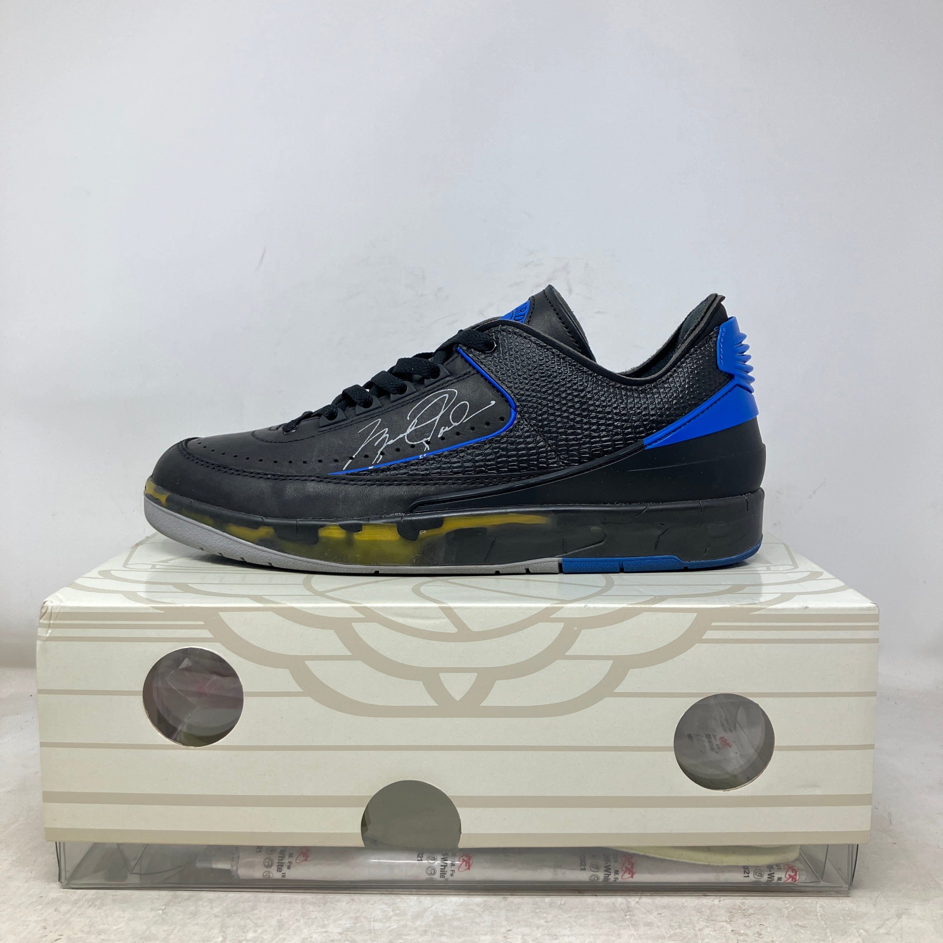 Jordan 2 Retro Low SP Off-White Black Blue