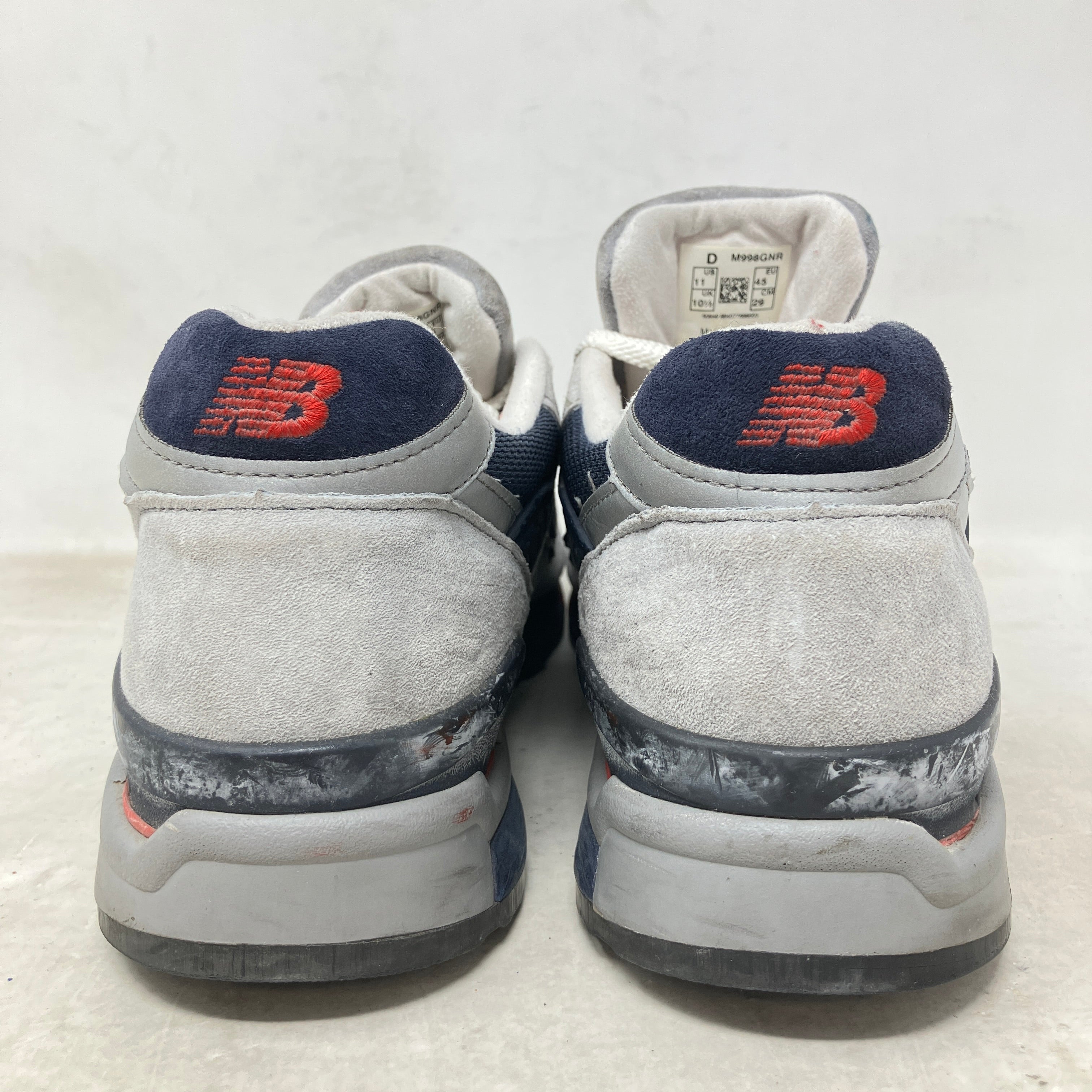 New Balance 998 Grey Navy Red