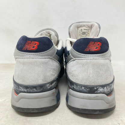 New Balance 998 Grey Navy Red
