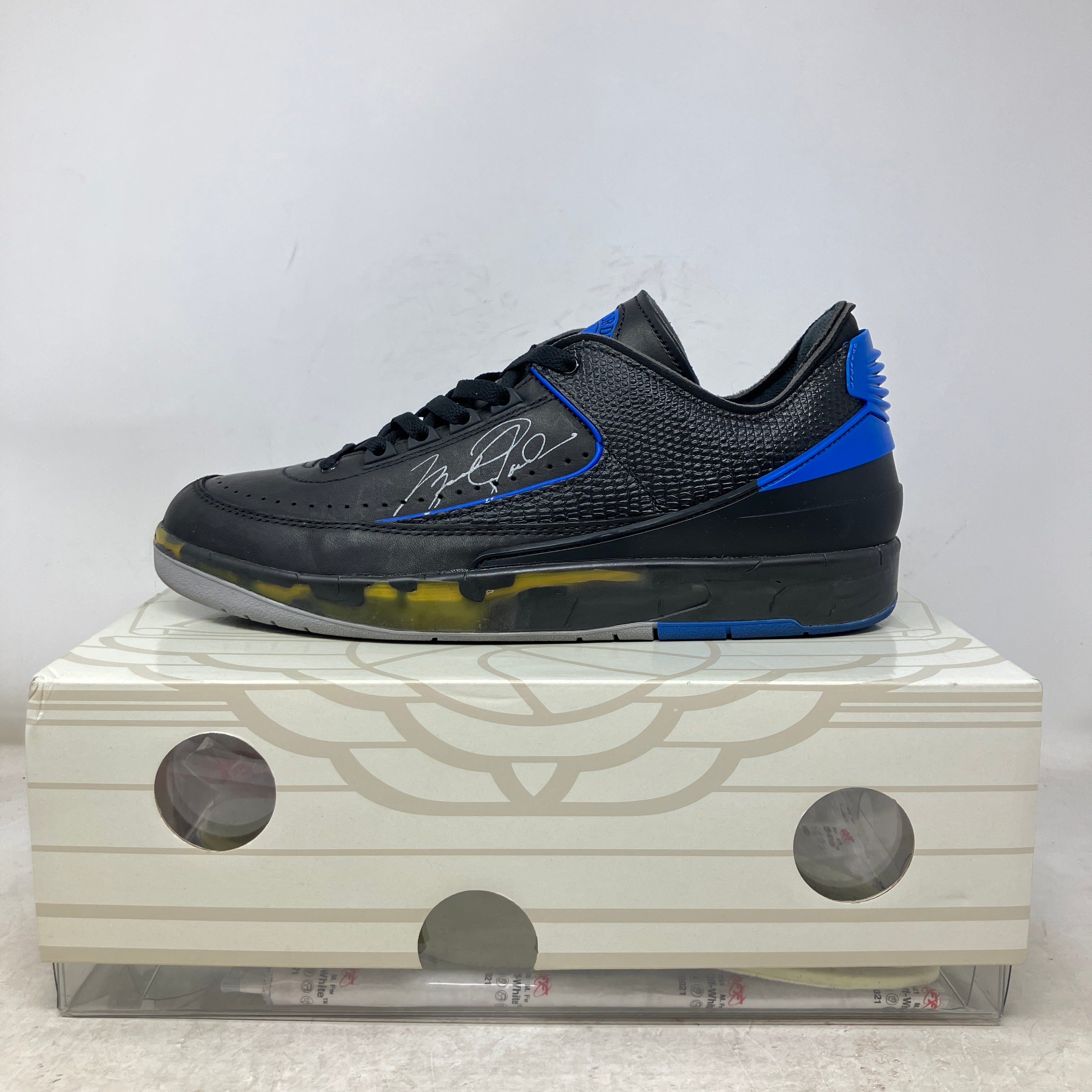 Jordan 2 Retro Low SP Off-White Black Blue