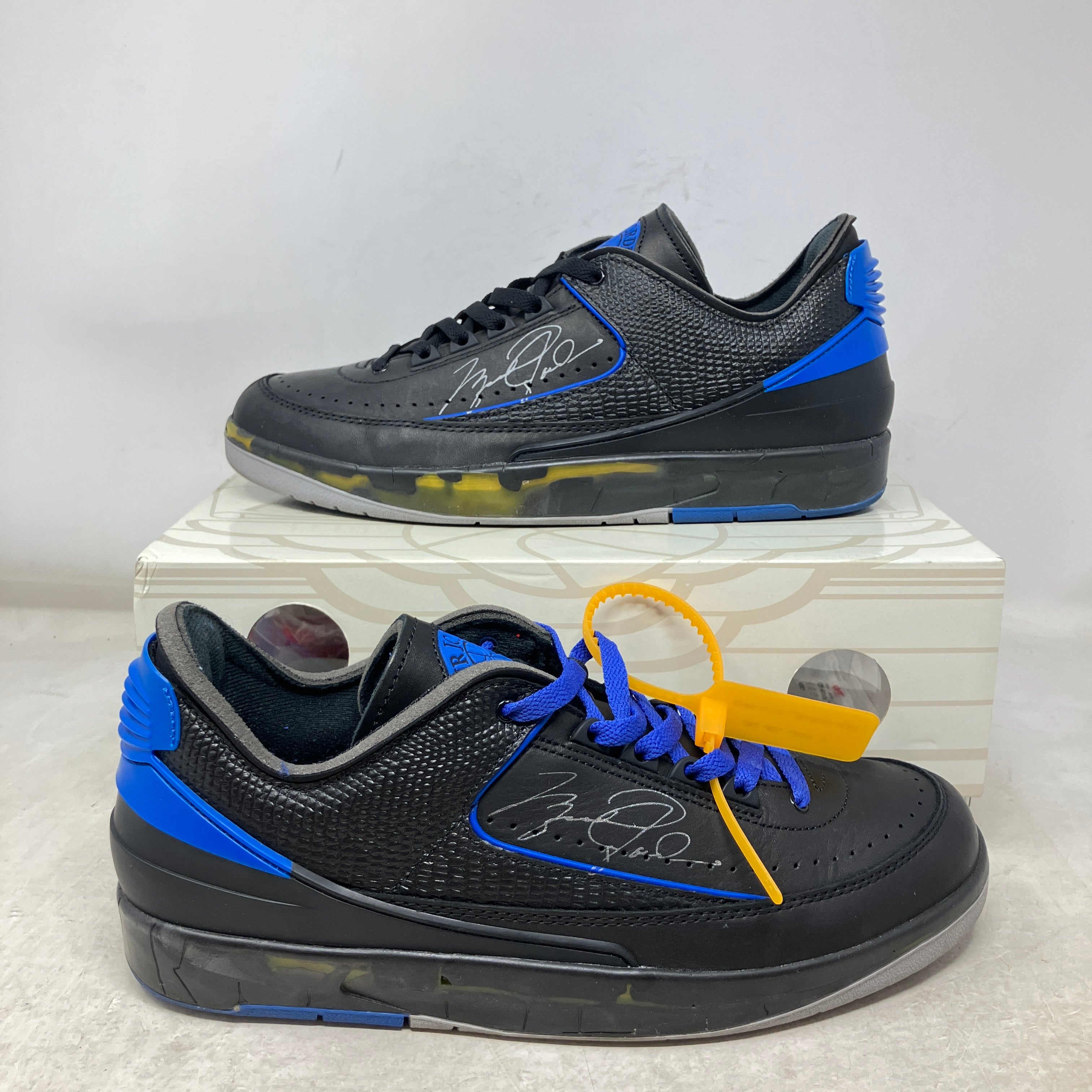 Jordan 2 Retro Low SP Off-White Black Blue
