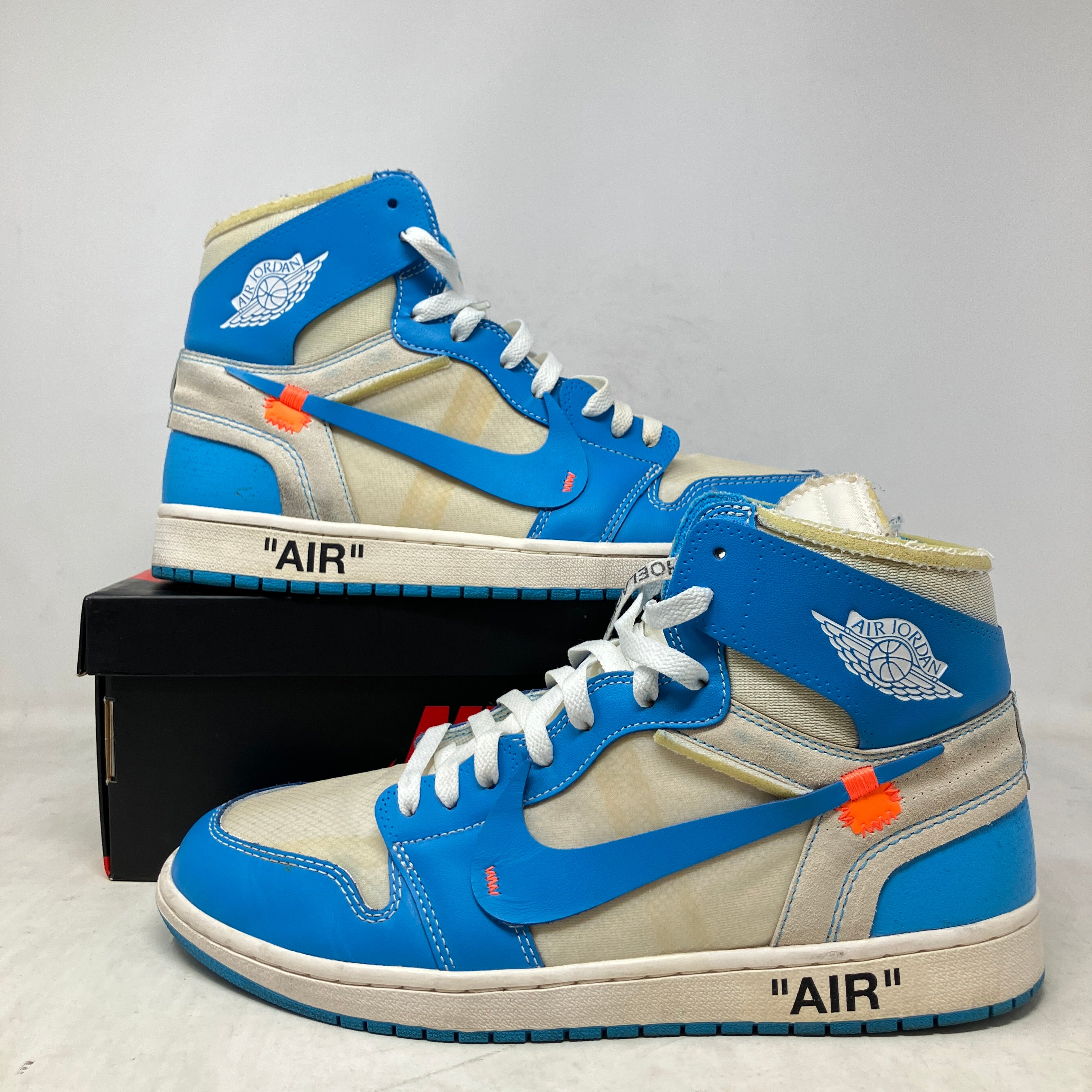 Jordan 1 Retro High Off-White University Blue (Sample)