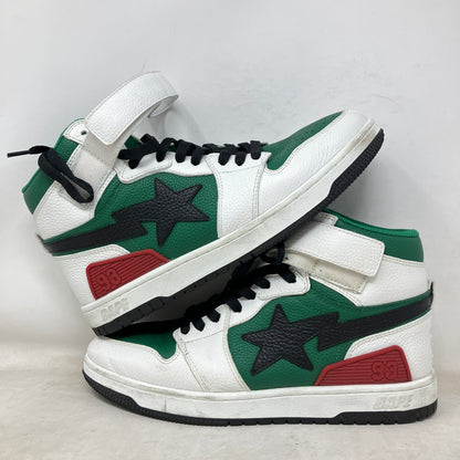A Bathing Ape Bape SK8 Sta White Green