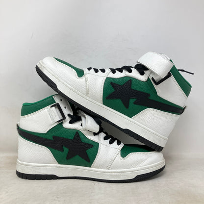 A Bathing Ape Bape SK8 Sta White Green