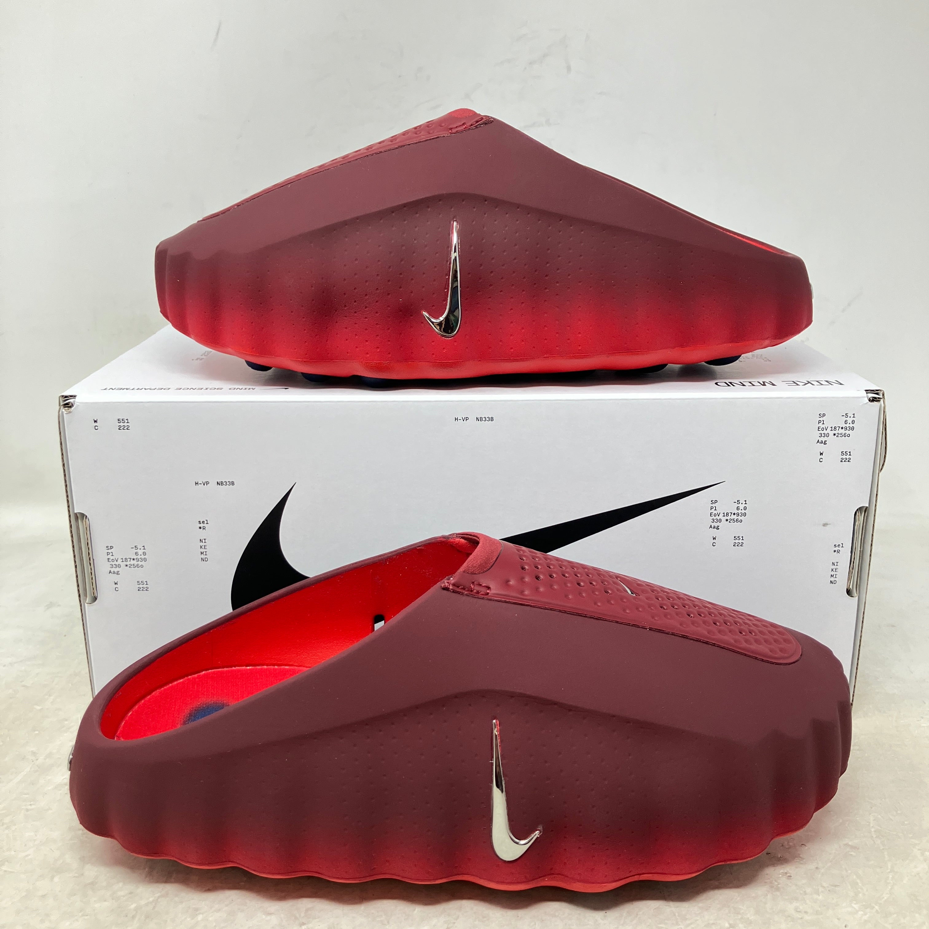 Nike Mind 001 Slide Team Red University Red