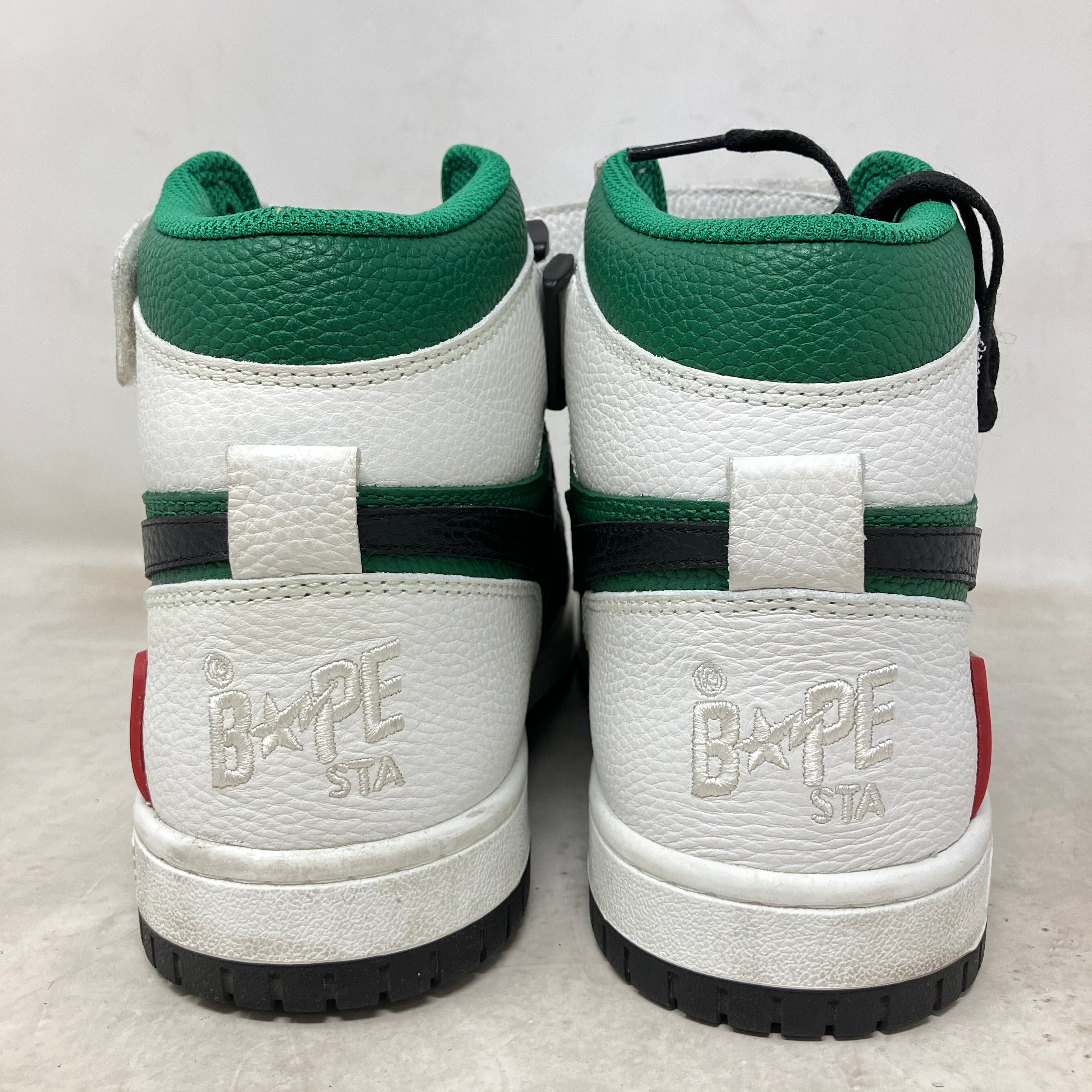 A Bathing Ape Bape SK8 Sta White Green