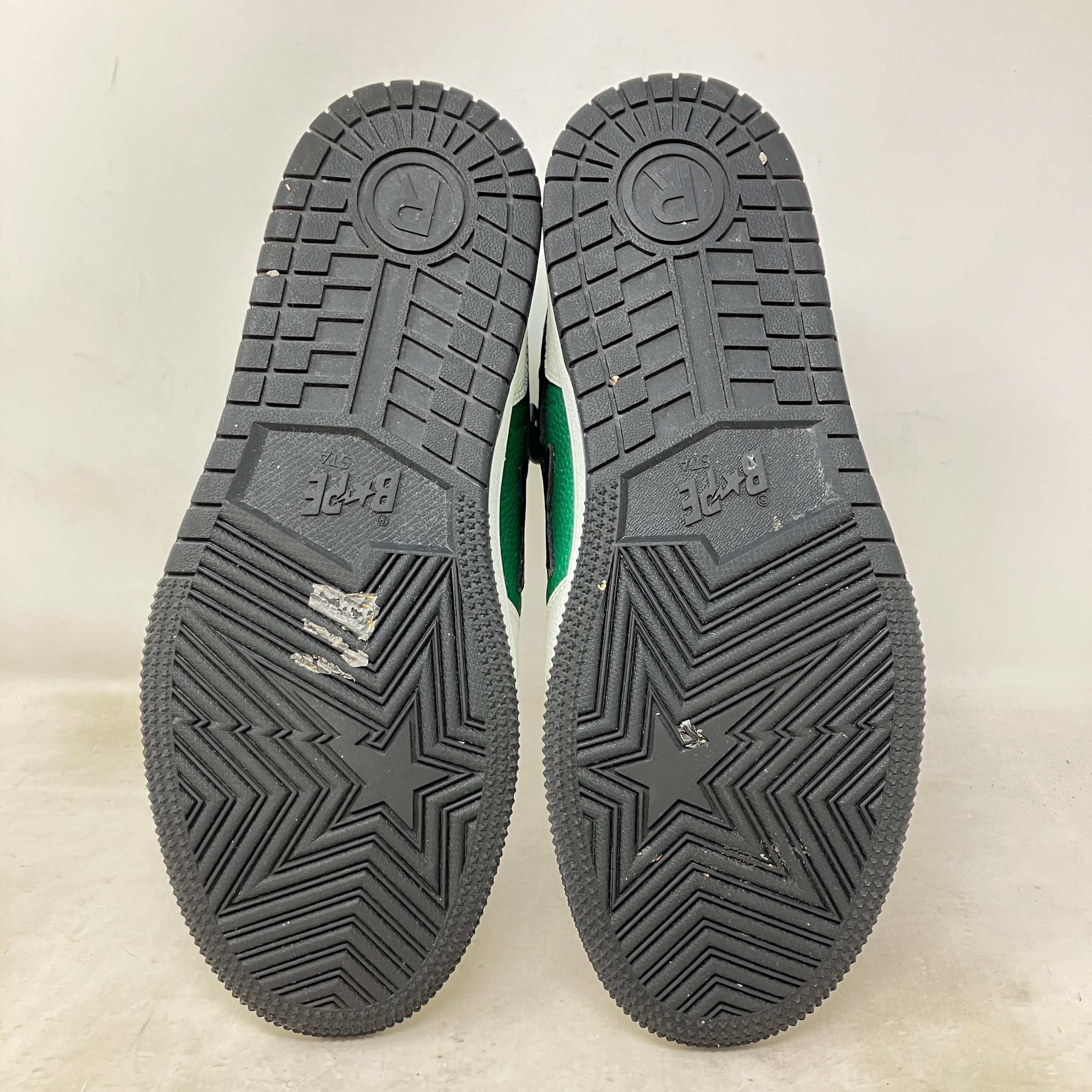 A Bathing Ape Bape SK8 Sta White Green
