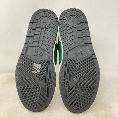 A Bathing Ape Bape SK8 Sta White Green