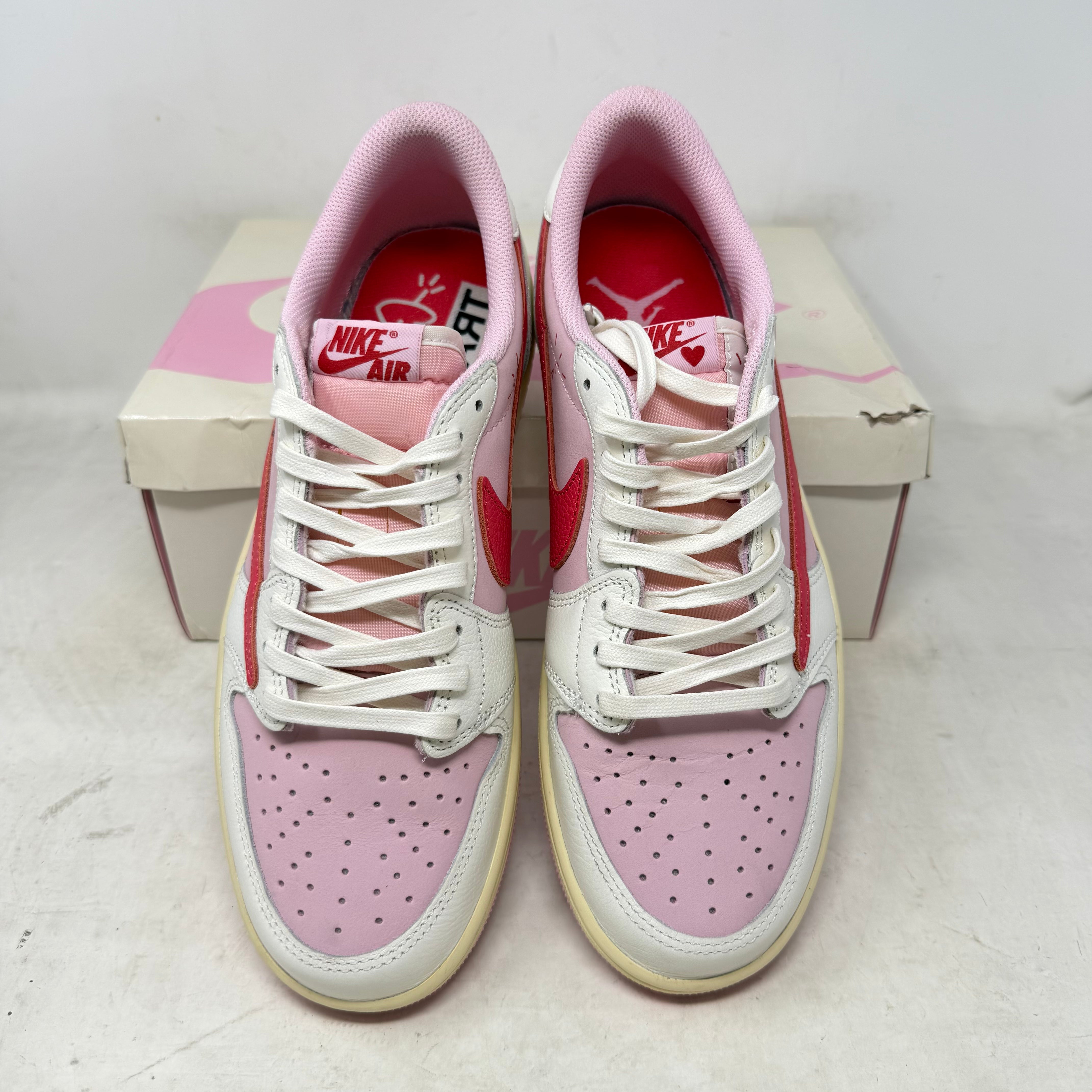 Jordan 1 Retro Low OG SP Travis Scott Sail Tropical Pink
