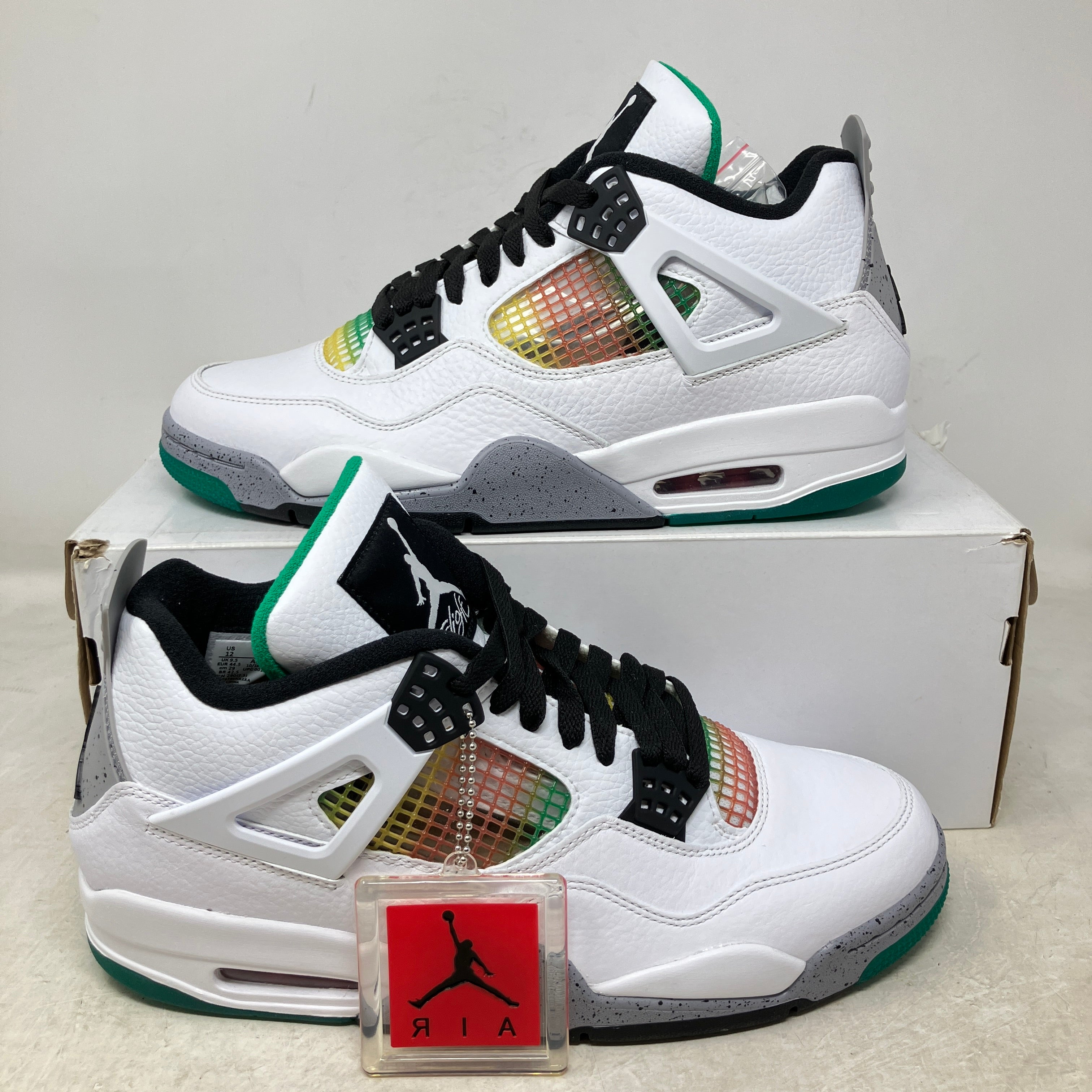 Jordan 4 Retro Lucid Green Rasta (Women's)