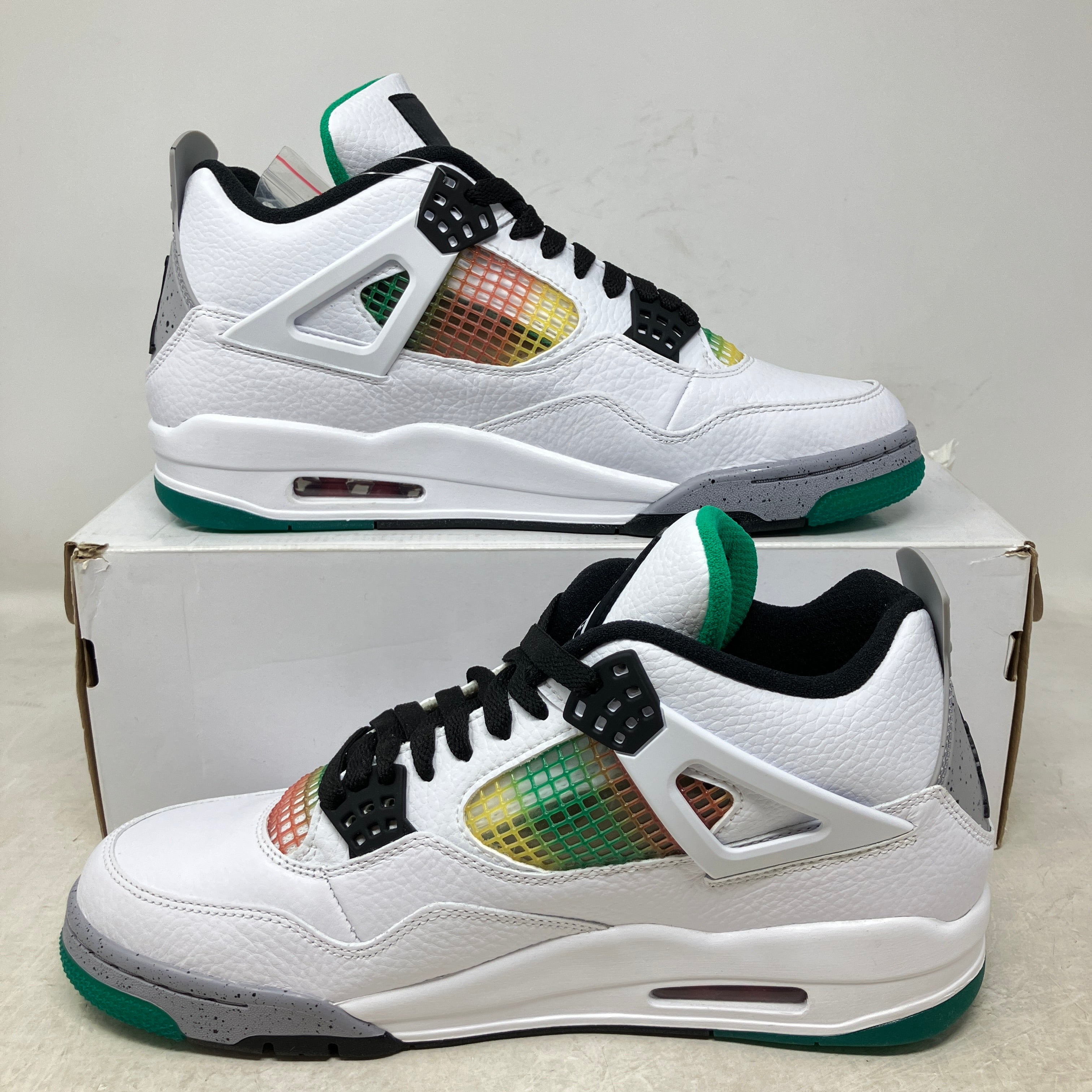 Jordan 4 Retro Lucid Green Rasta (Women's)