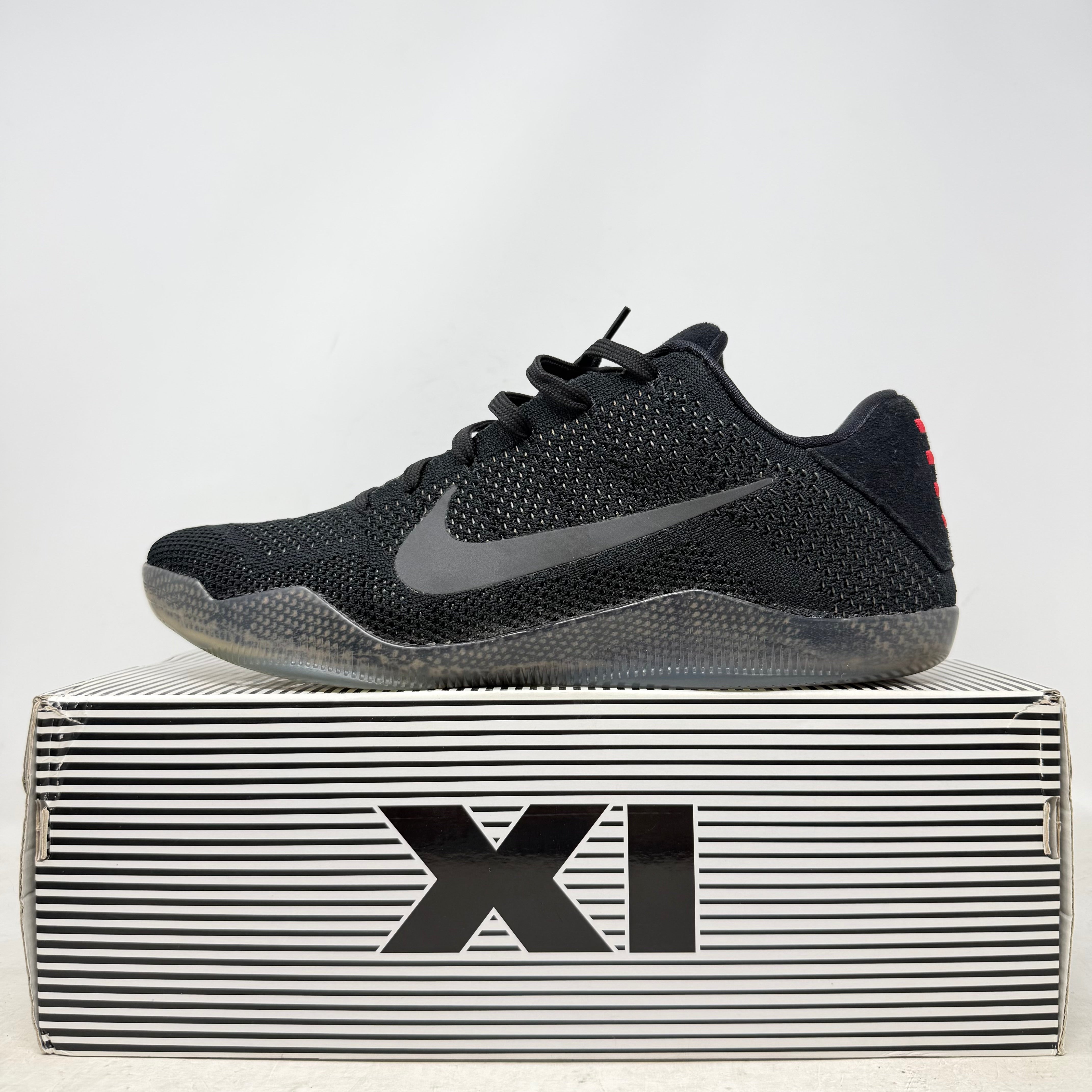 NIKE KOBE 11 ⅩⅠ ELITE LOW BLACK SPACE Nike Kobe 11 Elite Low Black Space – Hidden Realm