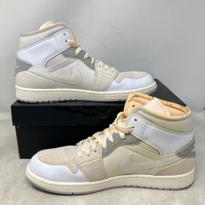 Jordan 1 Mid SE Craft Inside Out White Grey