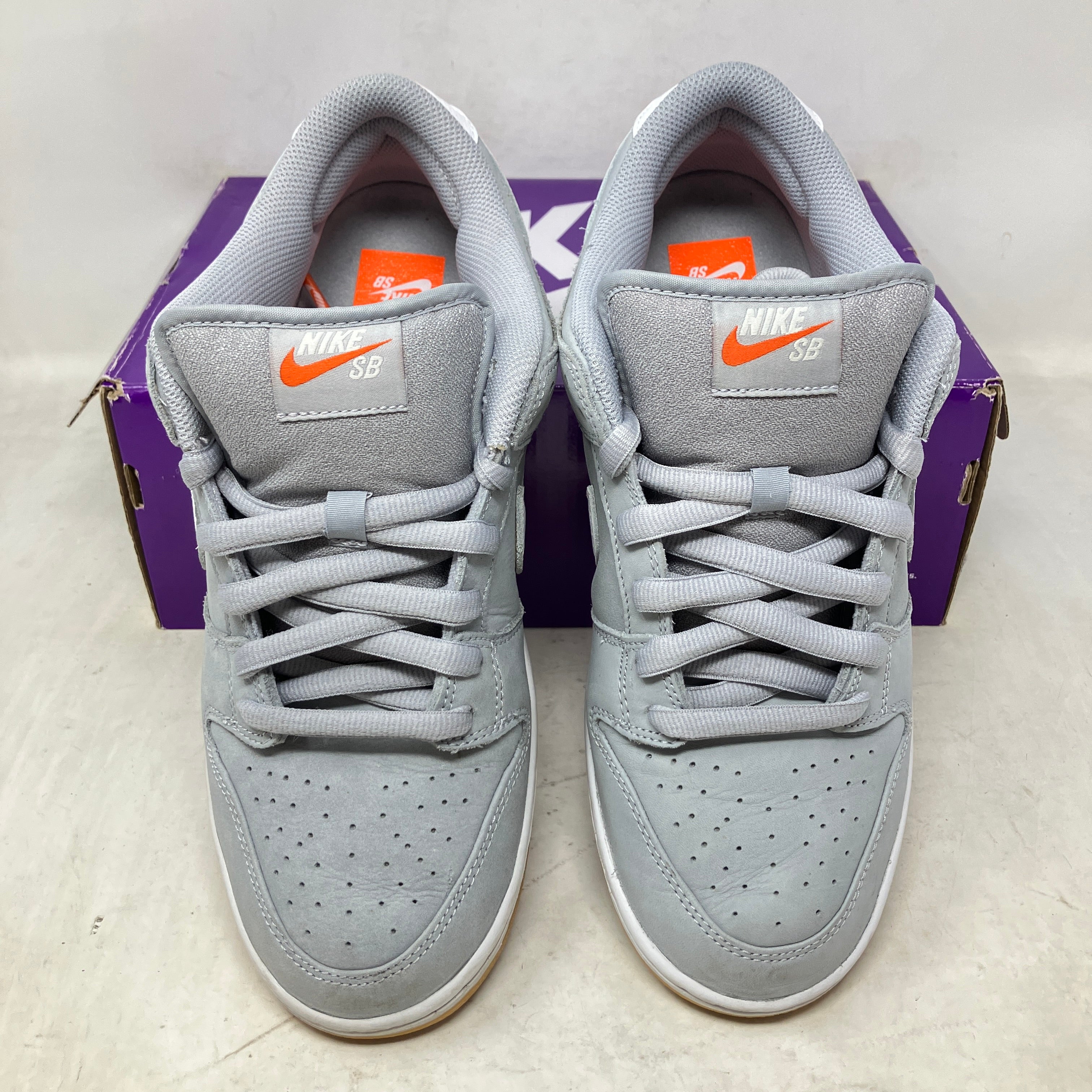 Nike SB Dunk Low Pro ISO Orange Label Wolf Grey Gum
