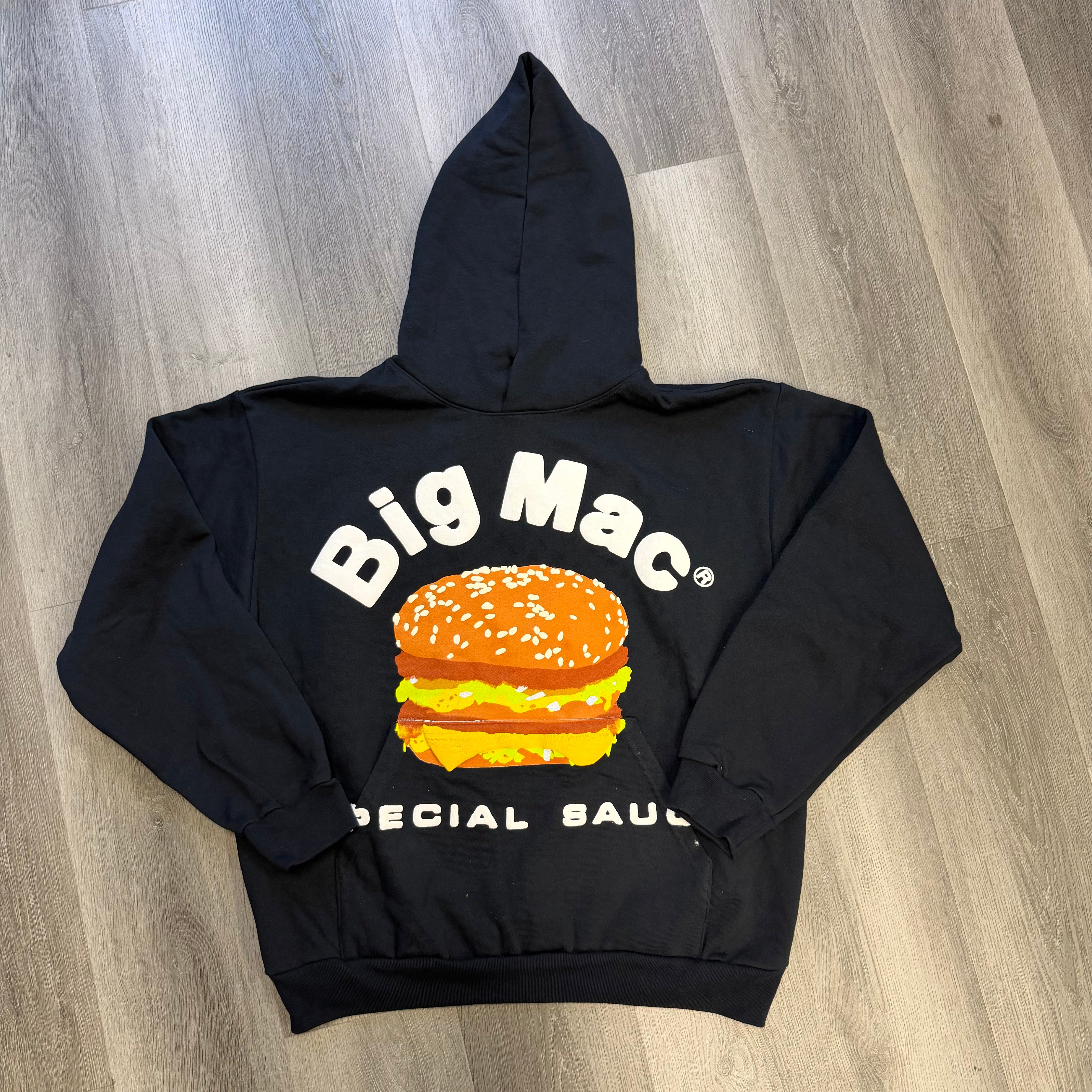 Cactus Plant Flea Market x McDonald's Team Big Mac Hoodie Black