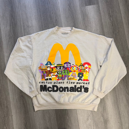 Cactus Plant Flea Market x McDonald's Cactus Buddy! And Friends Crewneck Cement