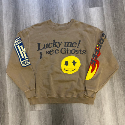 Kids See Ghosts Lucky Me Crewneck Sweatshirt Trench