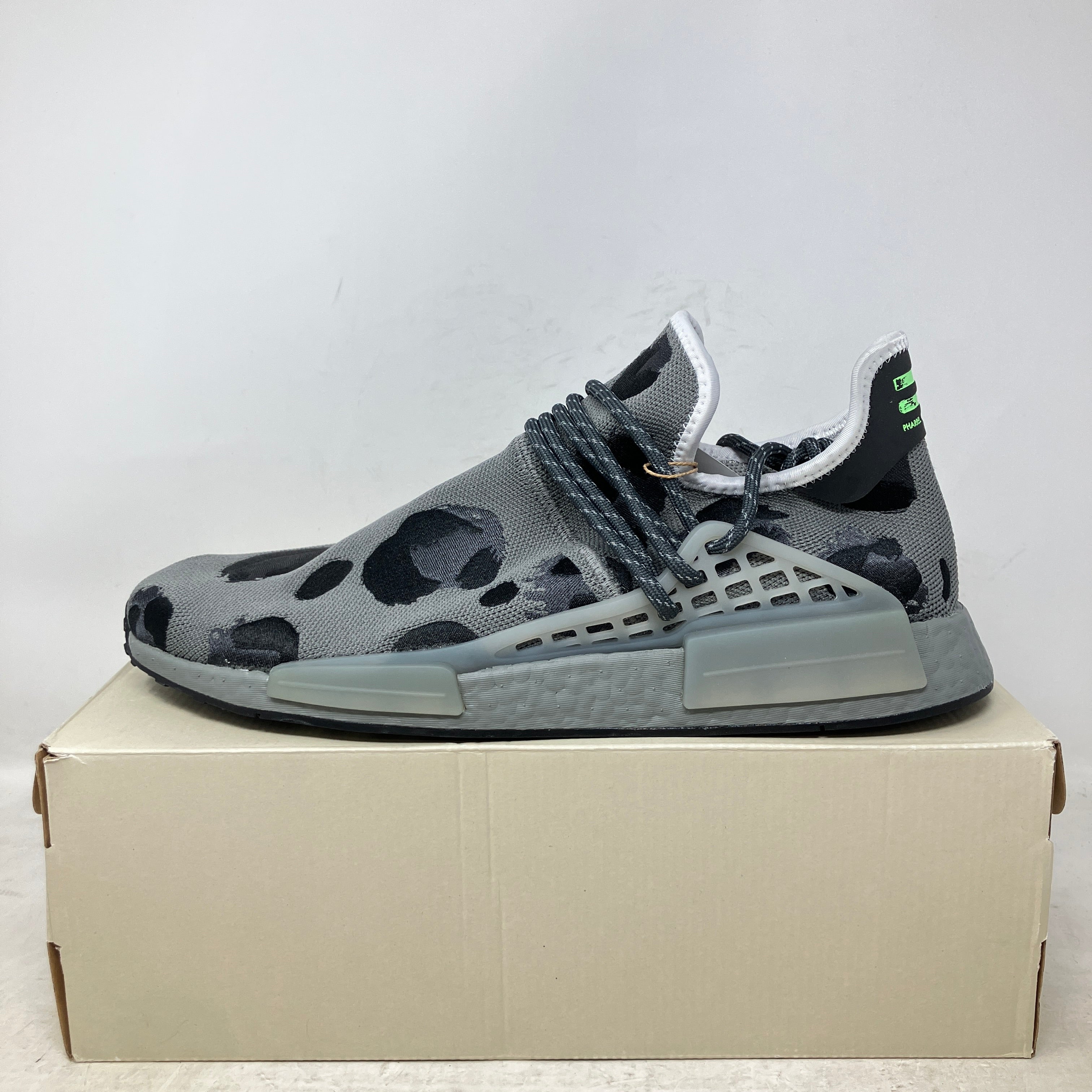 adidas NMD Hu Pharrell Animal Print Ash Grey