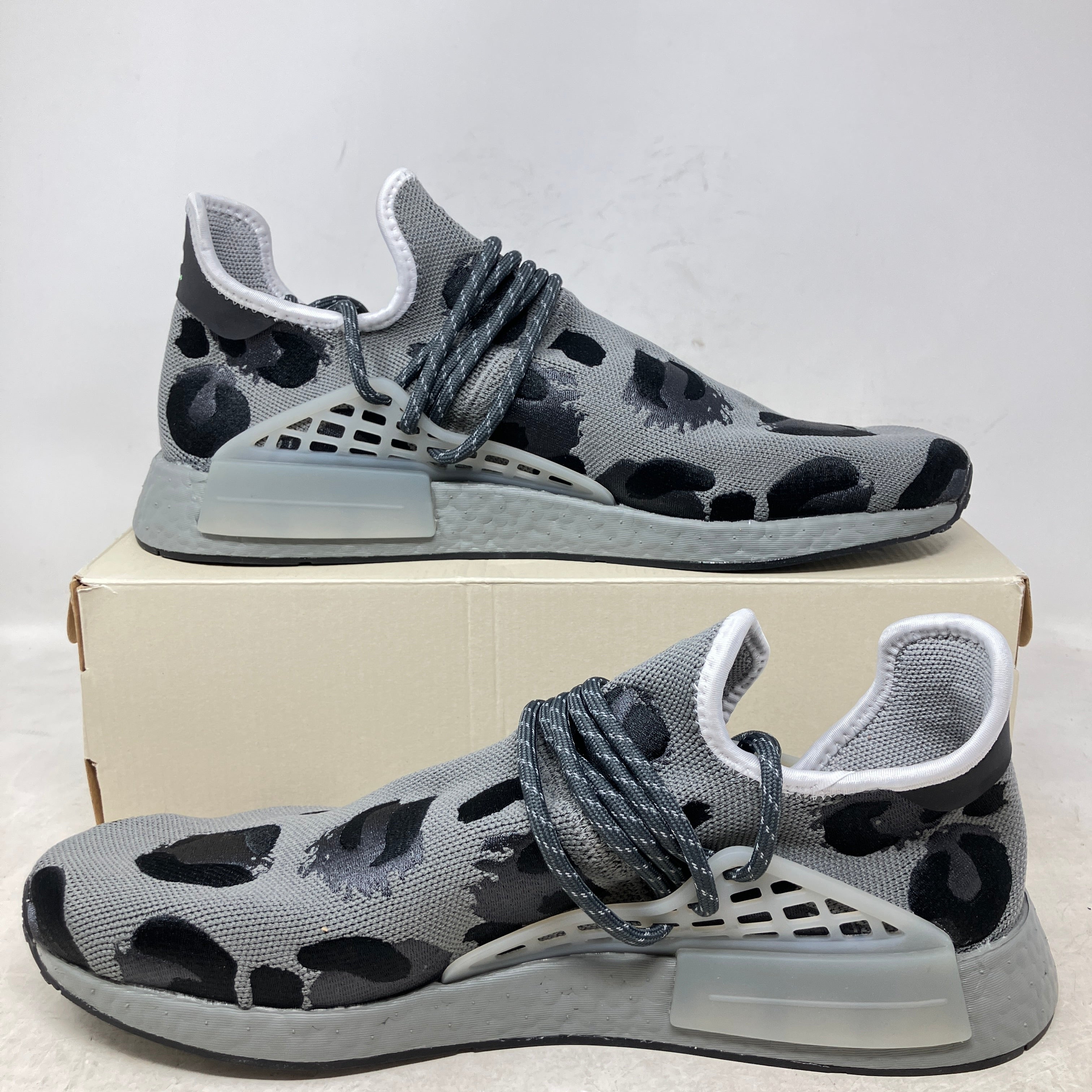 adidas NMD Hu Pharrell Animal Print Ash Grey