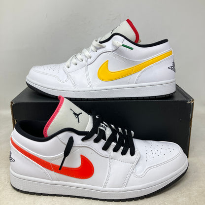 Jordan 1 Low White Multi-Color