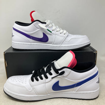 Jordan 1 Low White Multi-Color