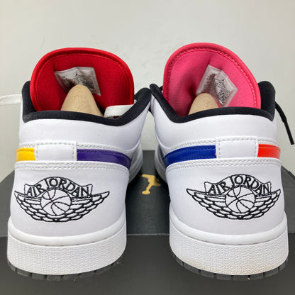 Jordan 1 Low White Multi-Color
