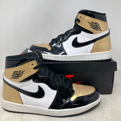 Jordan 1 Retro High NRG Patent Gold Toe