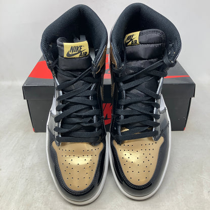 Jordan 1 Retro High NRG Patent Gold Toe
